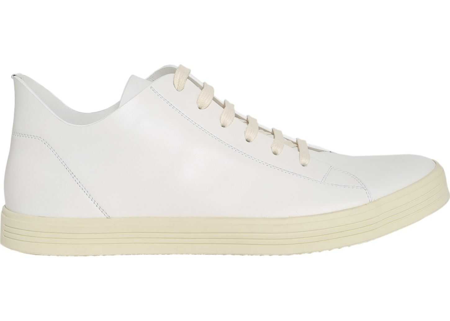 Rick Owens Low Top Sneakers WHITE