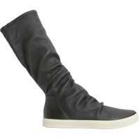 Ghete Rick Owens Stretch Leather High Top Sneakers