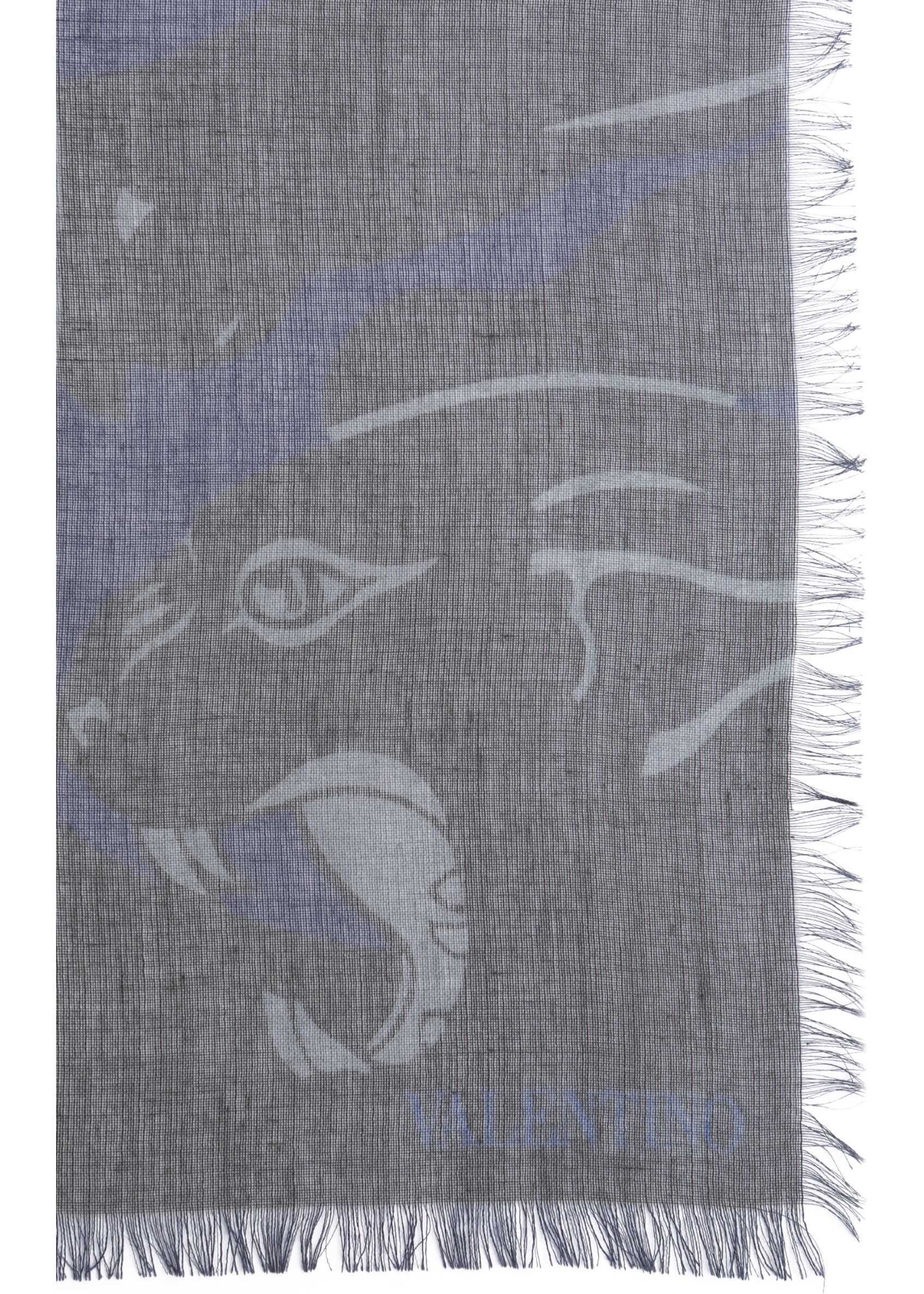 Valentino Garavani Camupanther Scarf MILITARY GREEN