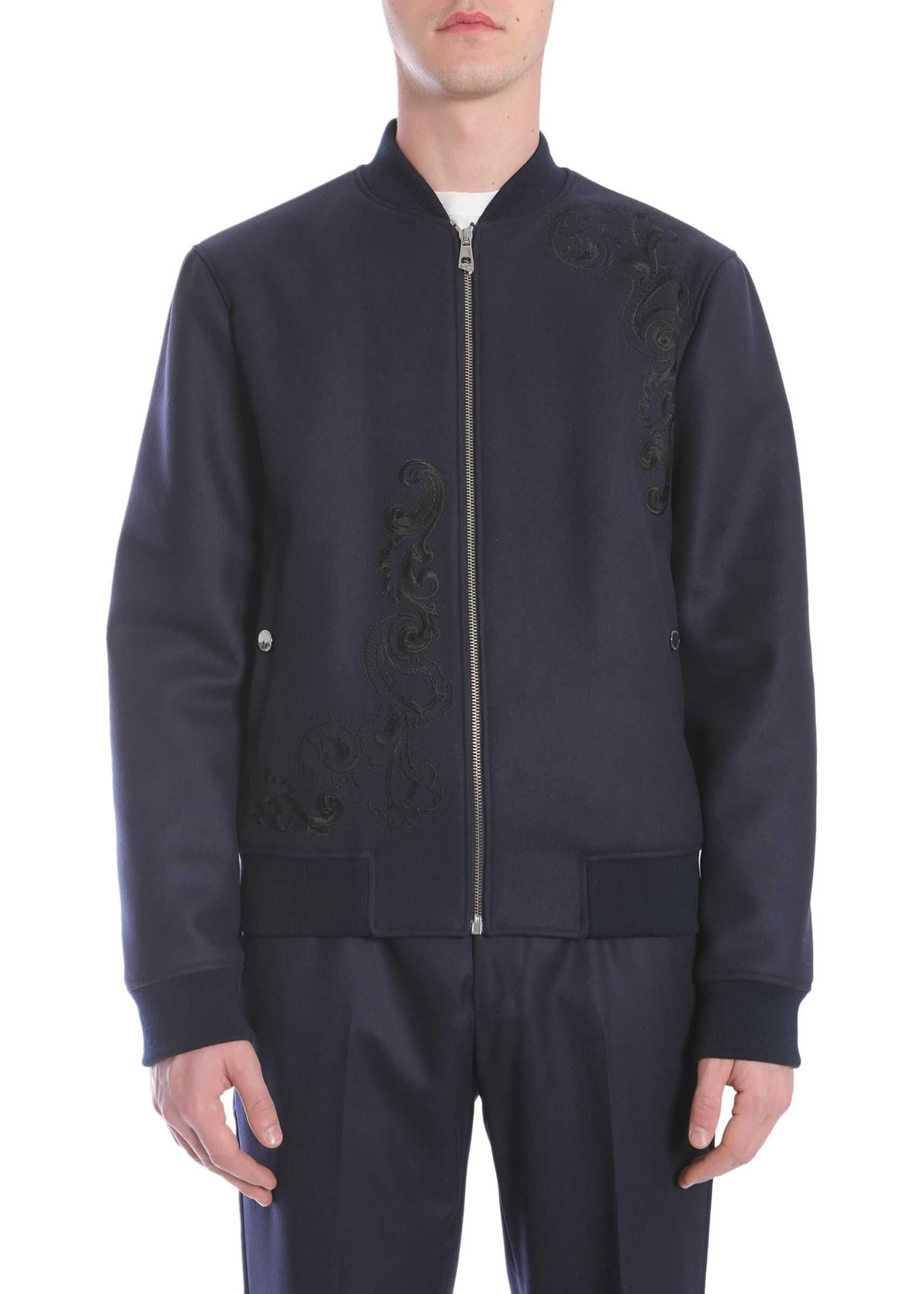 Wool Cloth Bomber Jacket