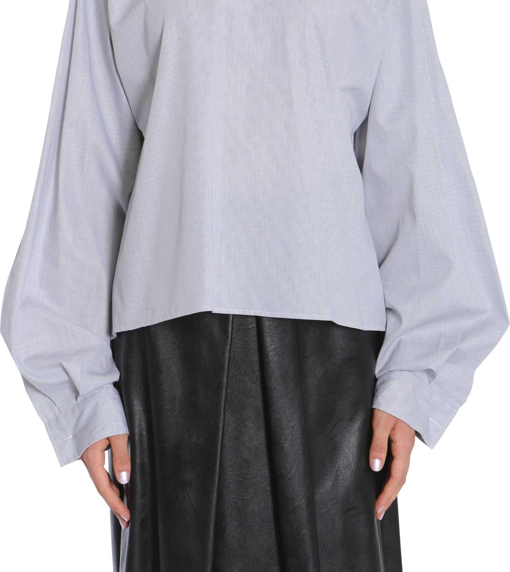 MM6 Maison Margiela Cotton Poplin Shirt WHITE