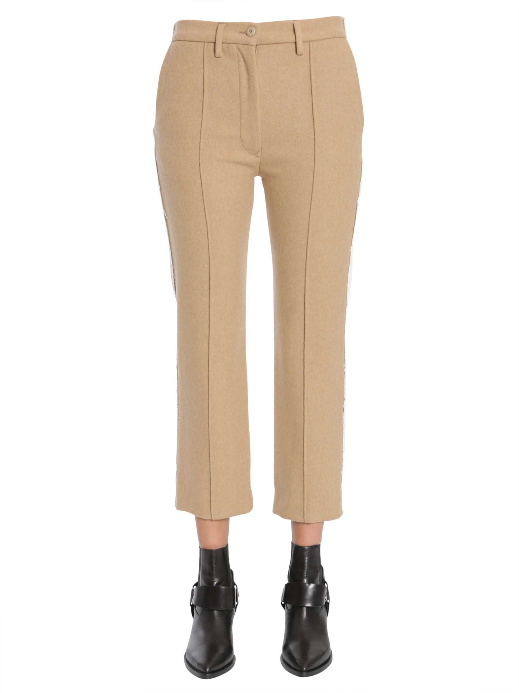 Mixed Material Trousers