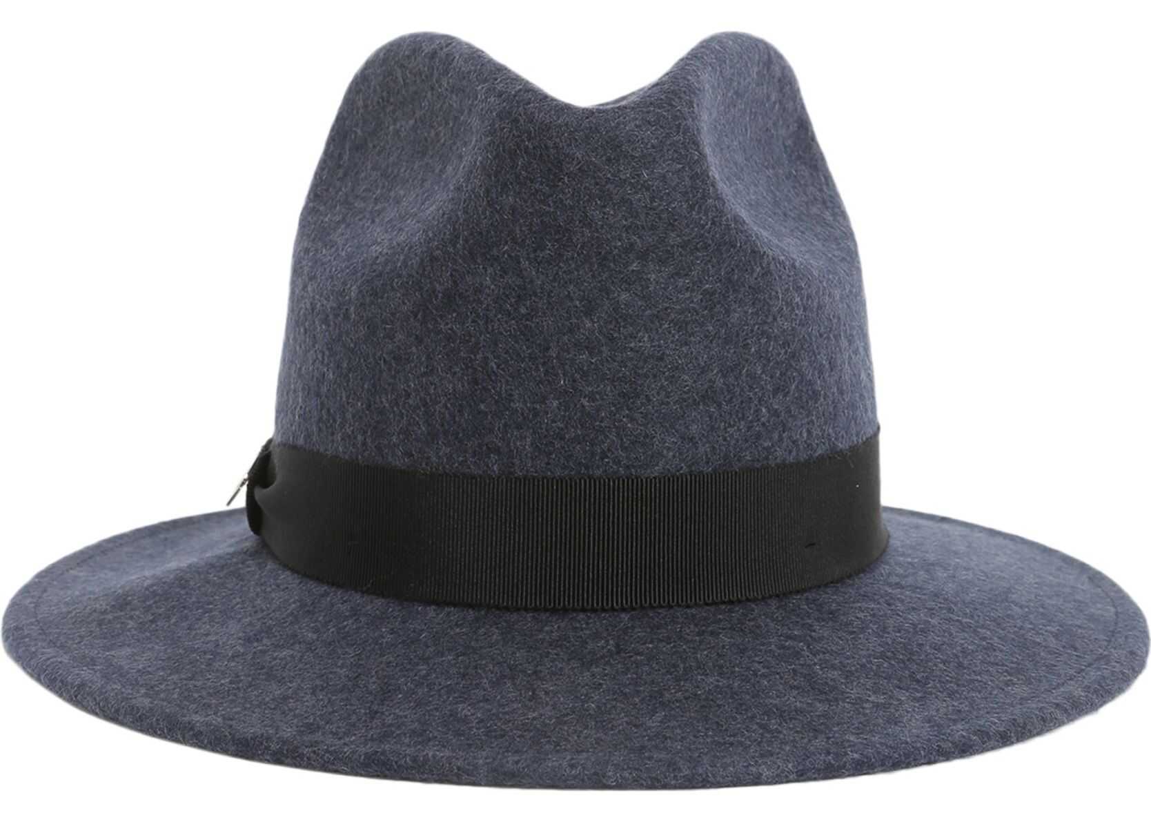 DSQUARED2 Clement Panama Hat BLUE