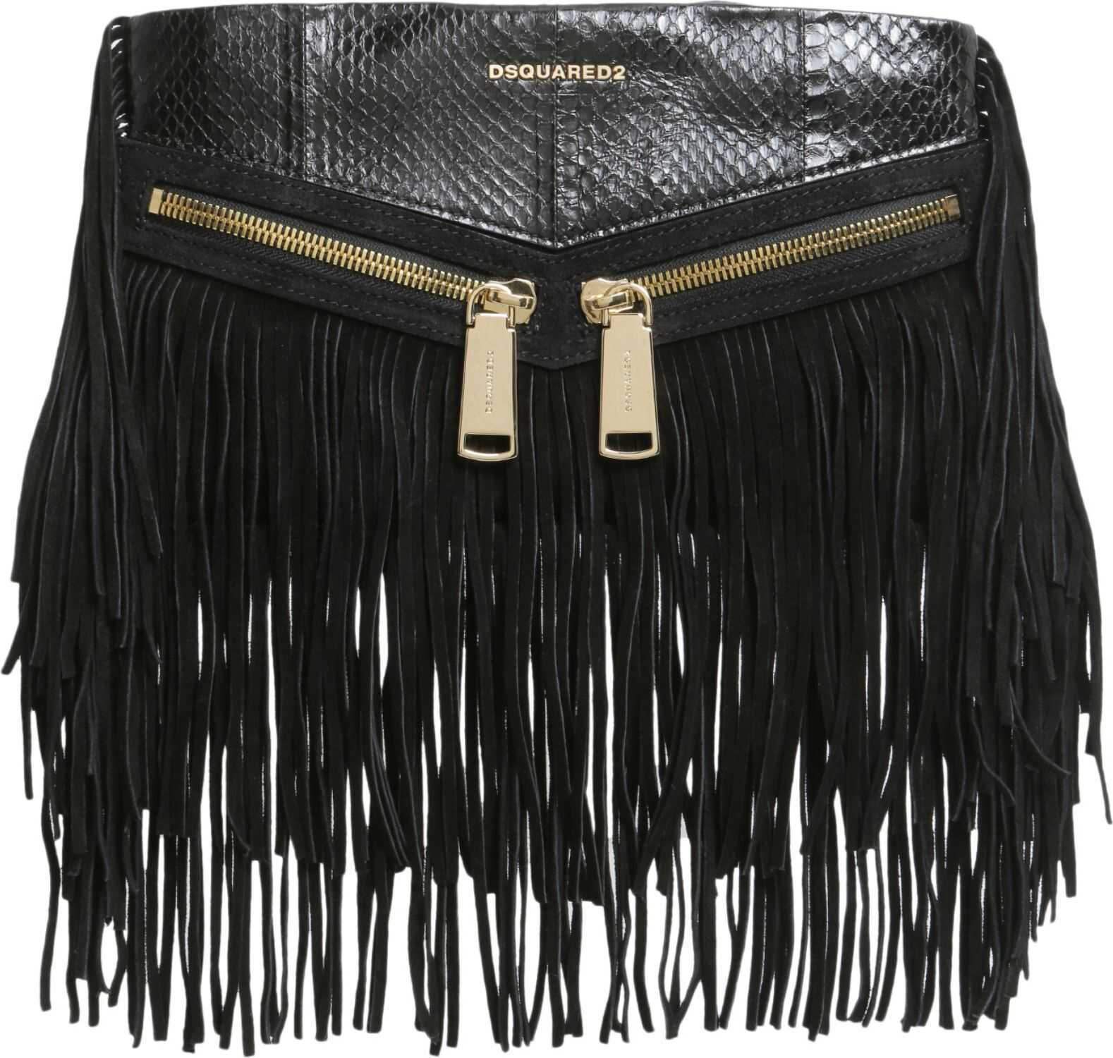 DSQUARED2 Rock Clutch BLACK