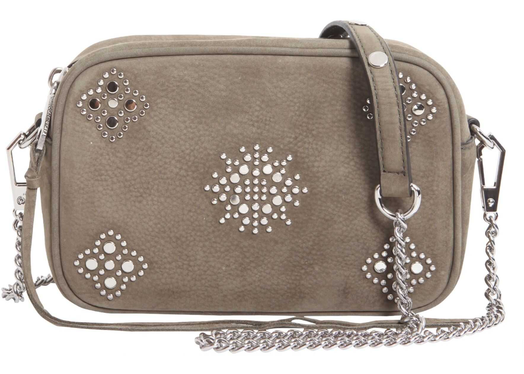 Rebecca Minkoff Small Studded Camera Bag MILITARY GREEN