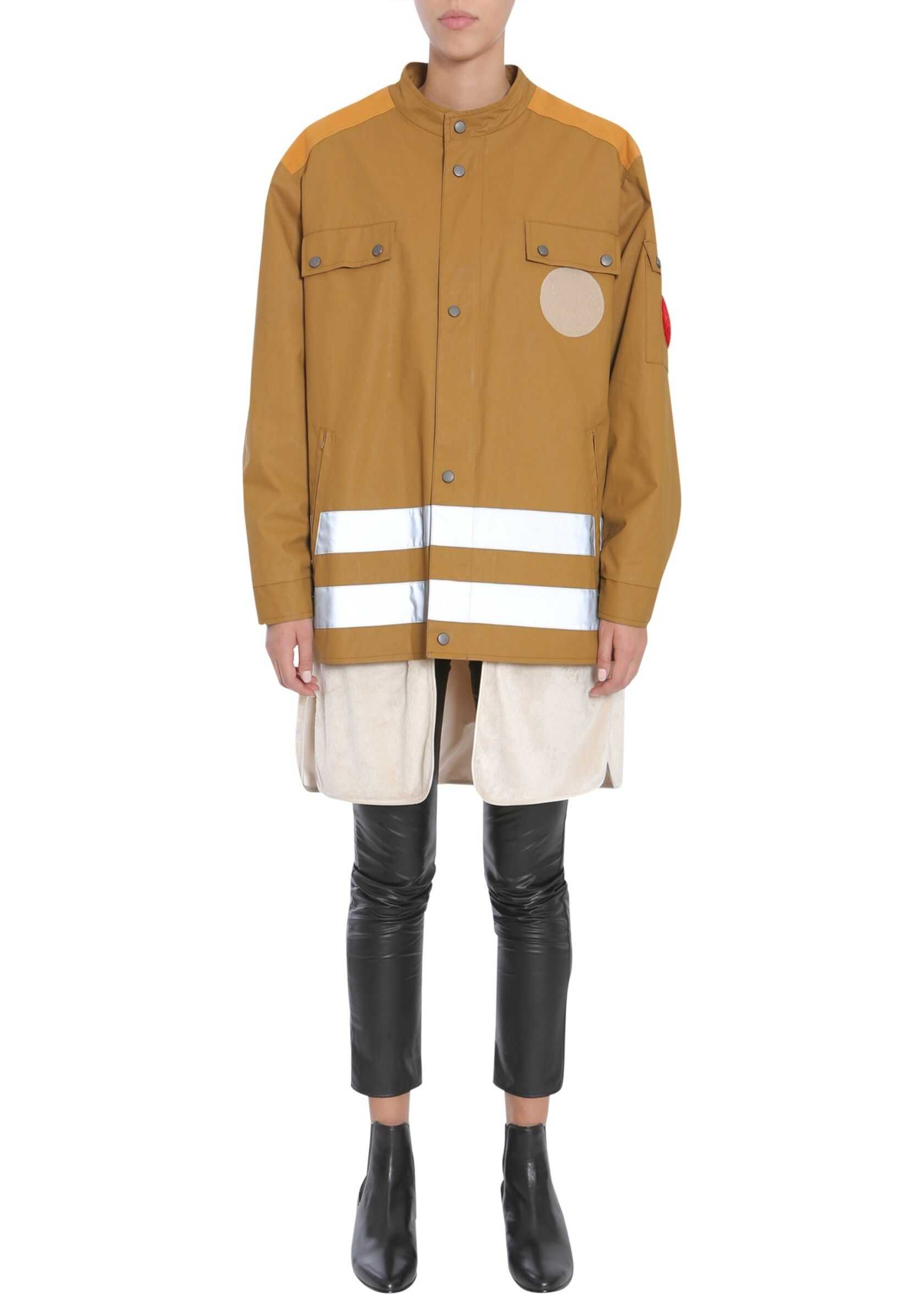 Maison Margiela Parka With Reflective Bands MULTICOLOUR