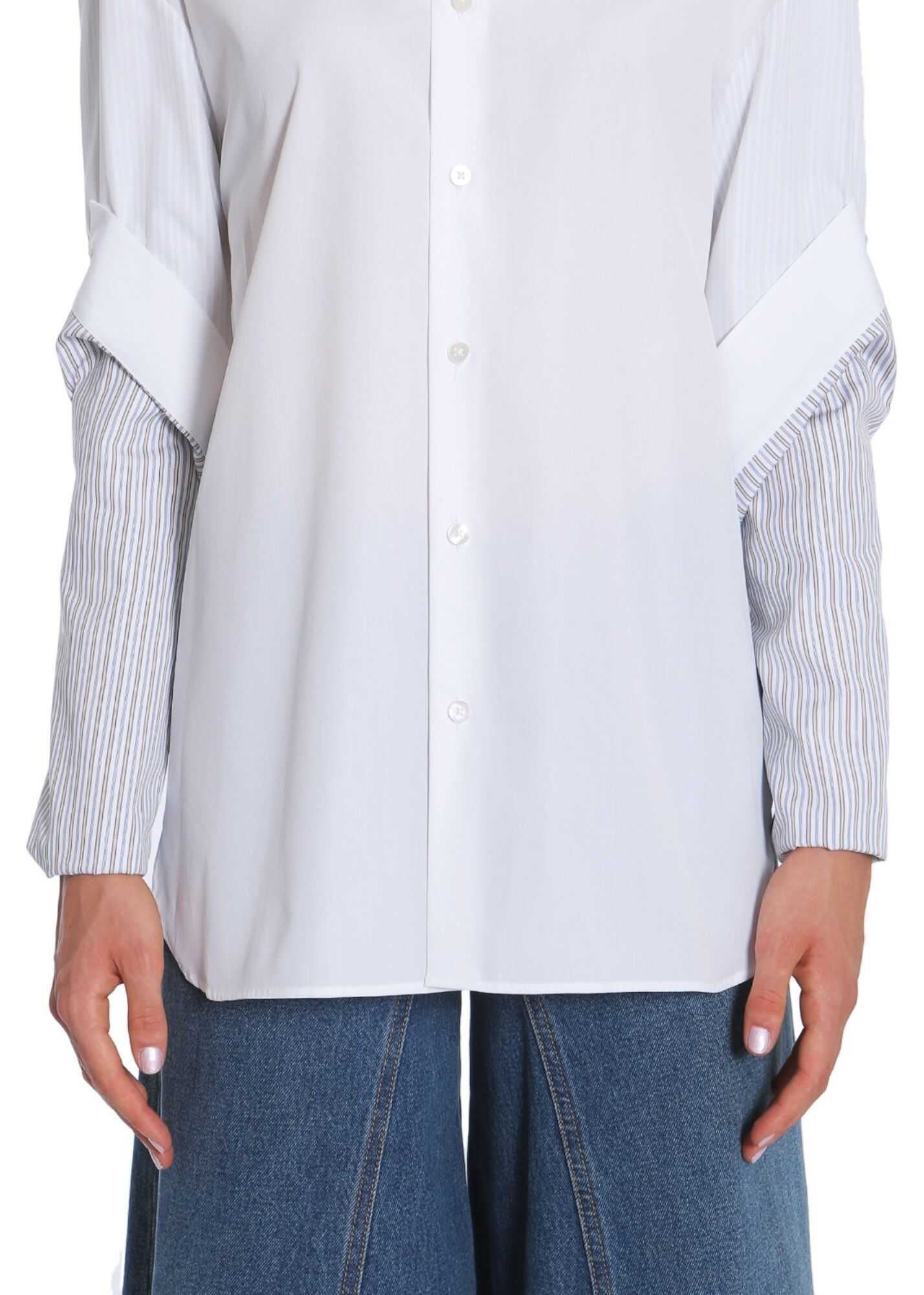 Maison Margiela Cotton Poplin Shirt WHITE