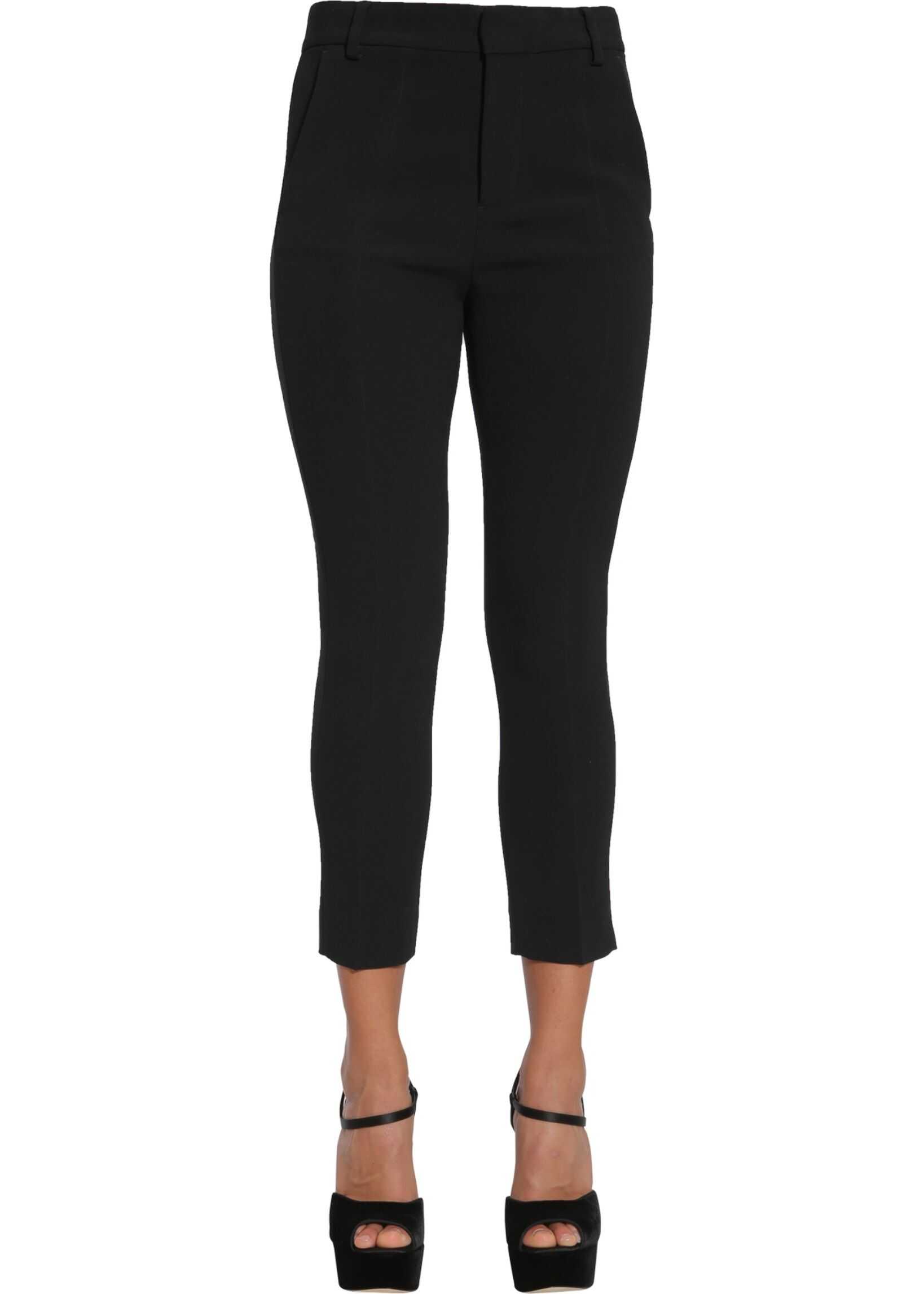 DSQUARED2 Cropped Trousers BLACK