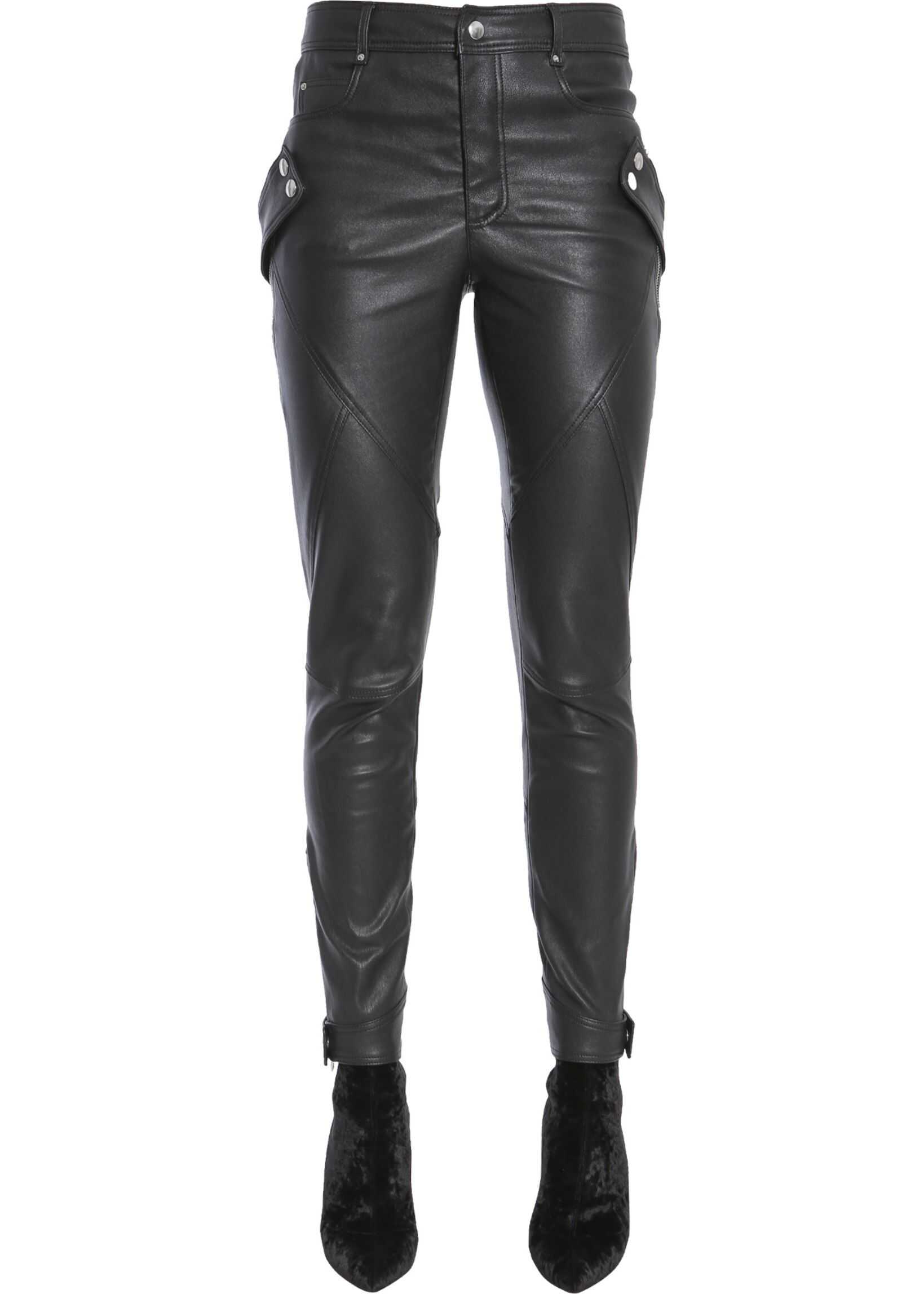 Alexander McQueen Biker Trousers BLACK