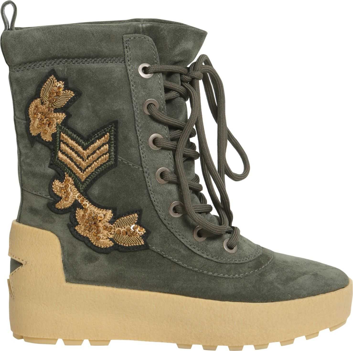 Cizma ASH Nolan Boots MILITARY GREEN