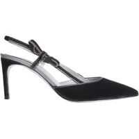 Pantofi cu Toc Velvet Slingback Femei