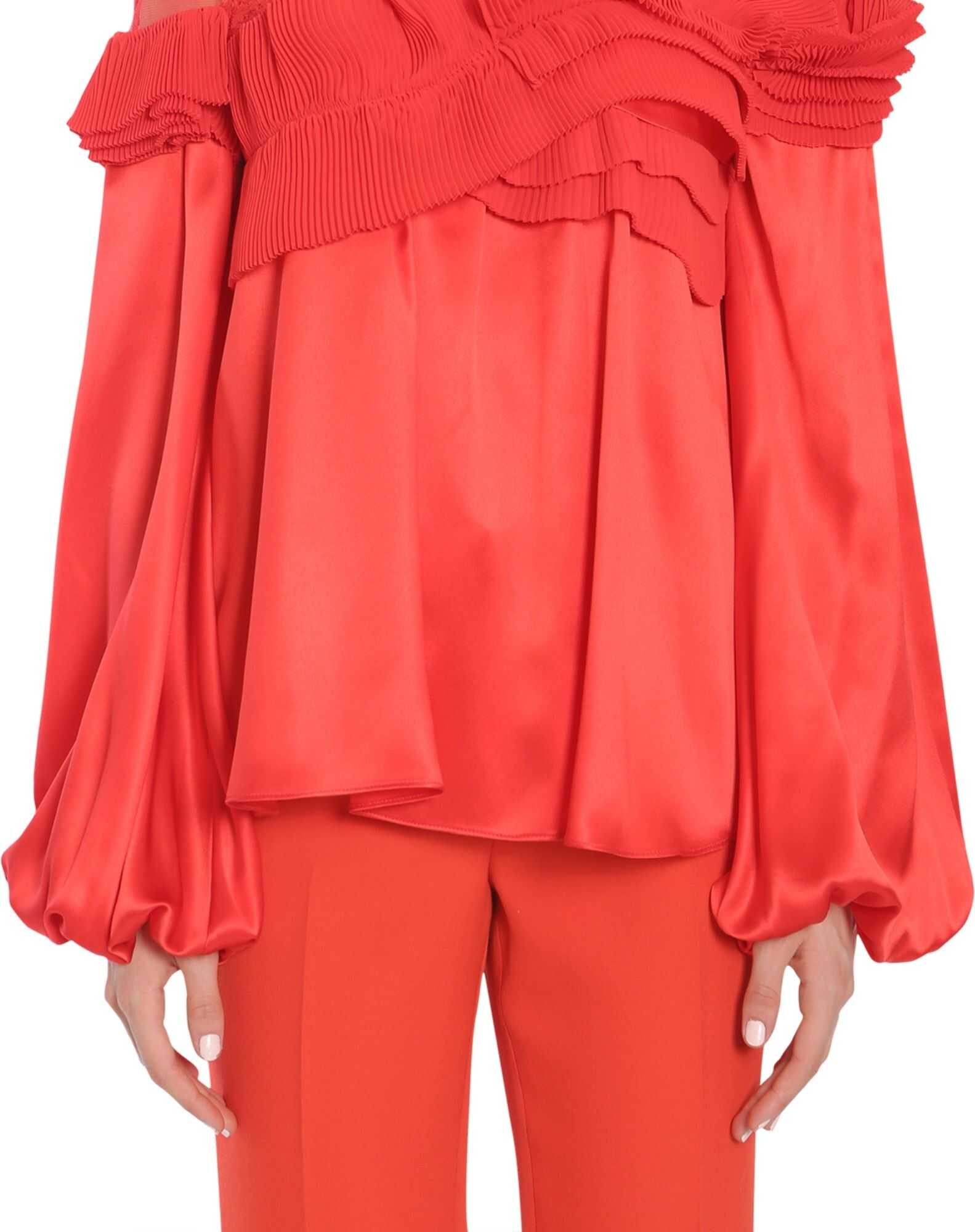 Givenchy Silk Blouse RED