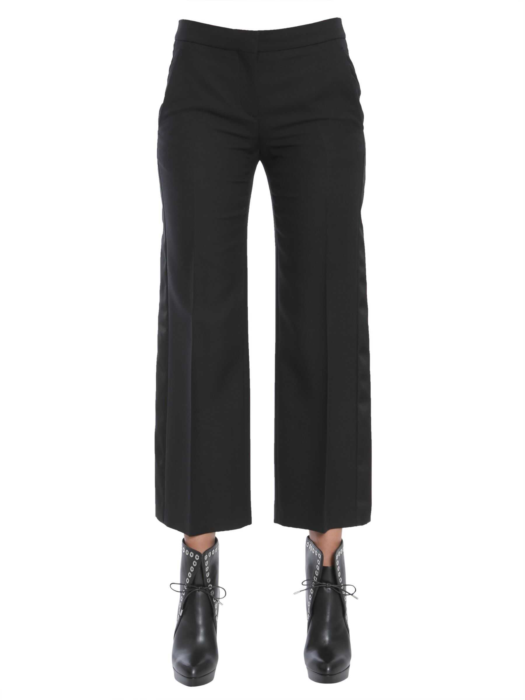 Alexander McQueen Wide Leg Trousers BLACK