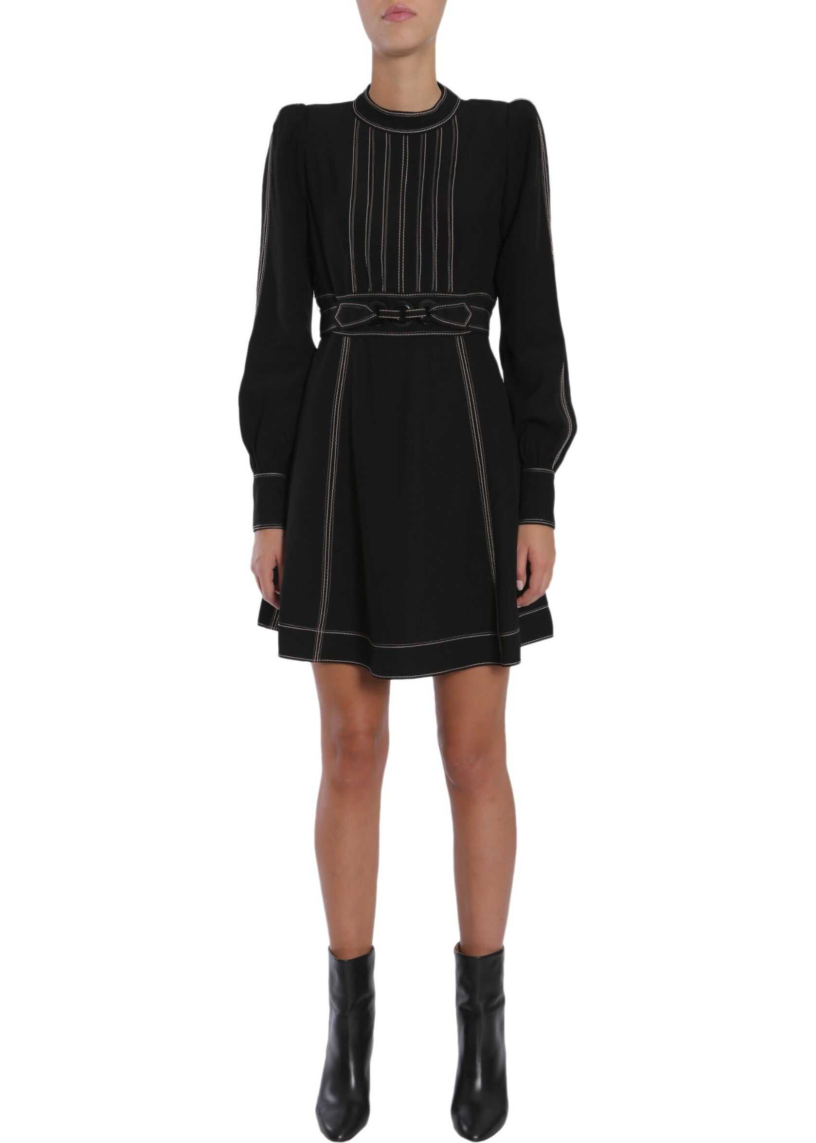 Marc Jacobs Crêpe Dress BLACK
