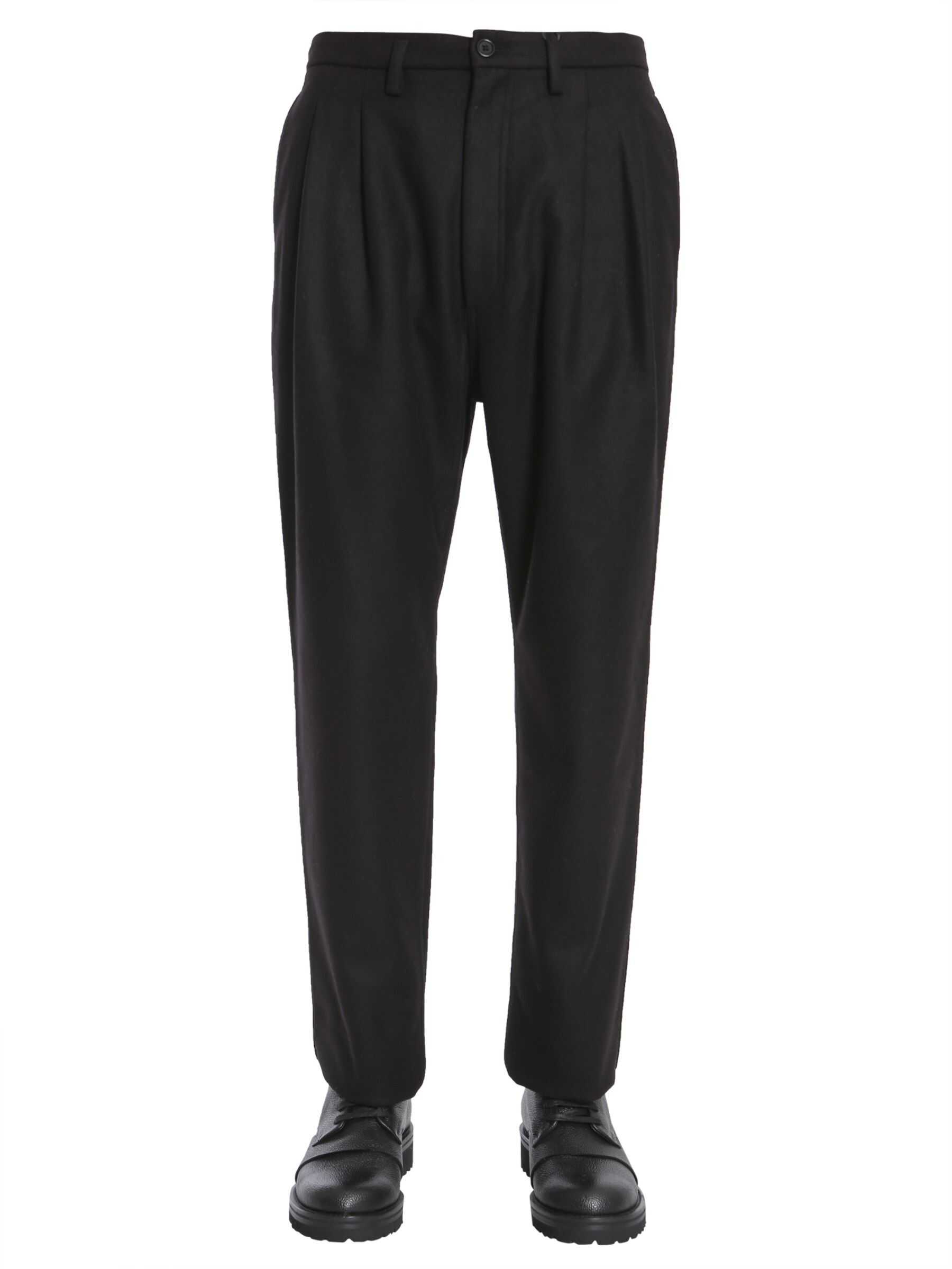 Tommy Hilfiger Wool Trousers BLACK