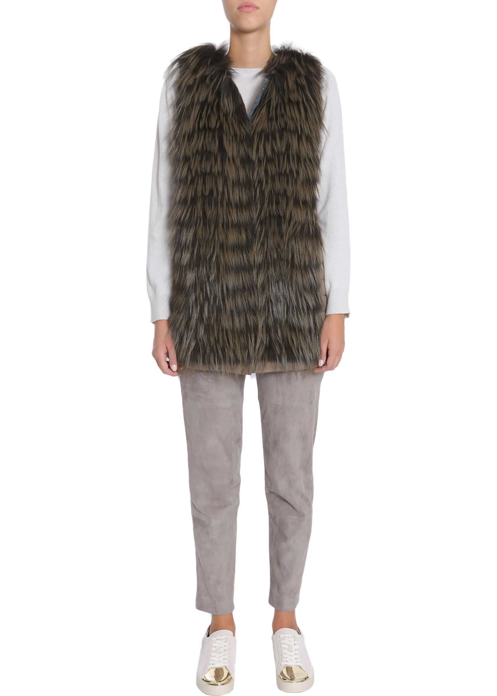 Fabiana Filippi Sleeveless Down Jacket GREEN