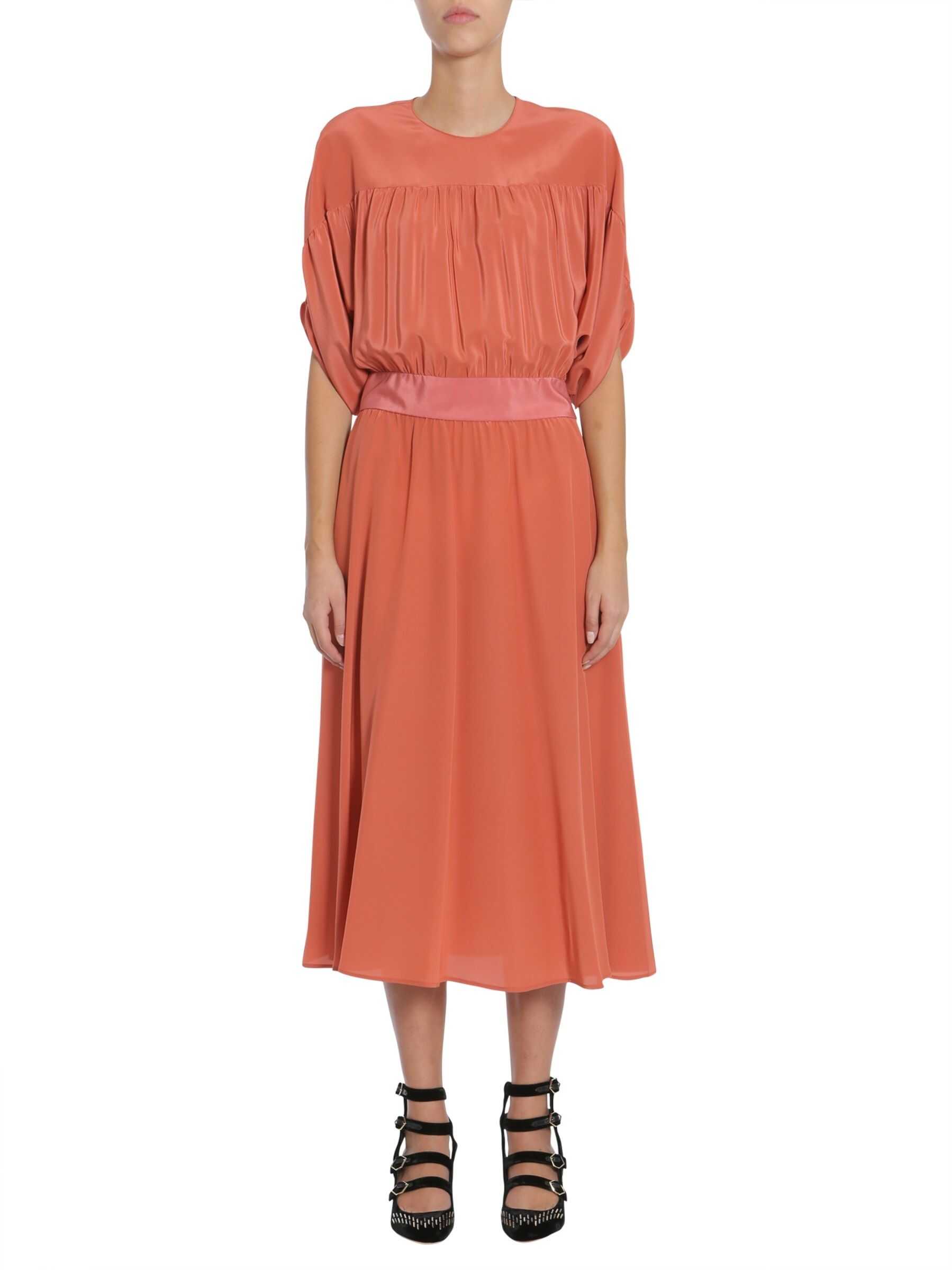 RED VALENTINO Silk Dress PINK