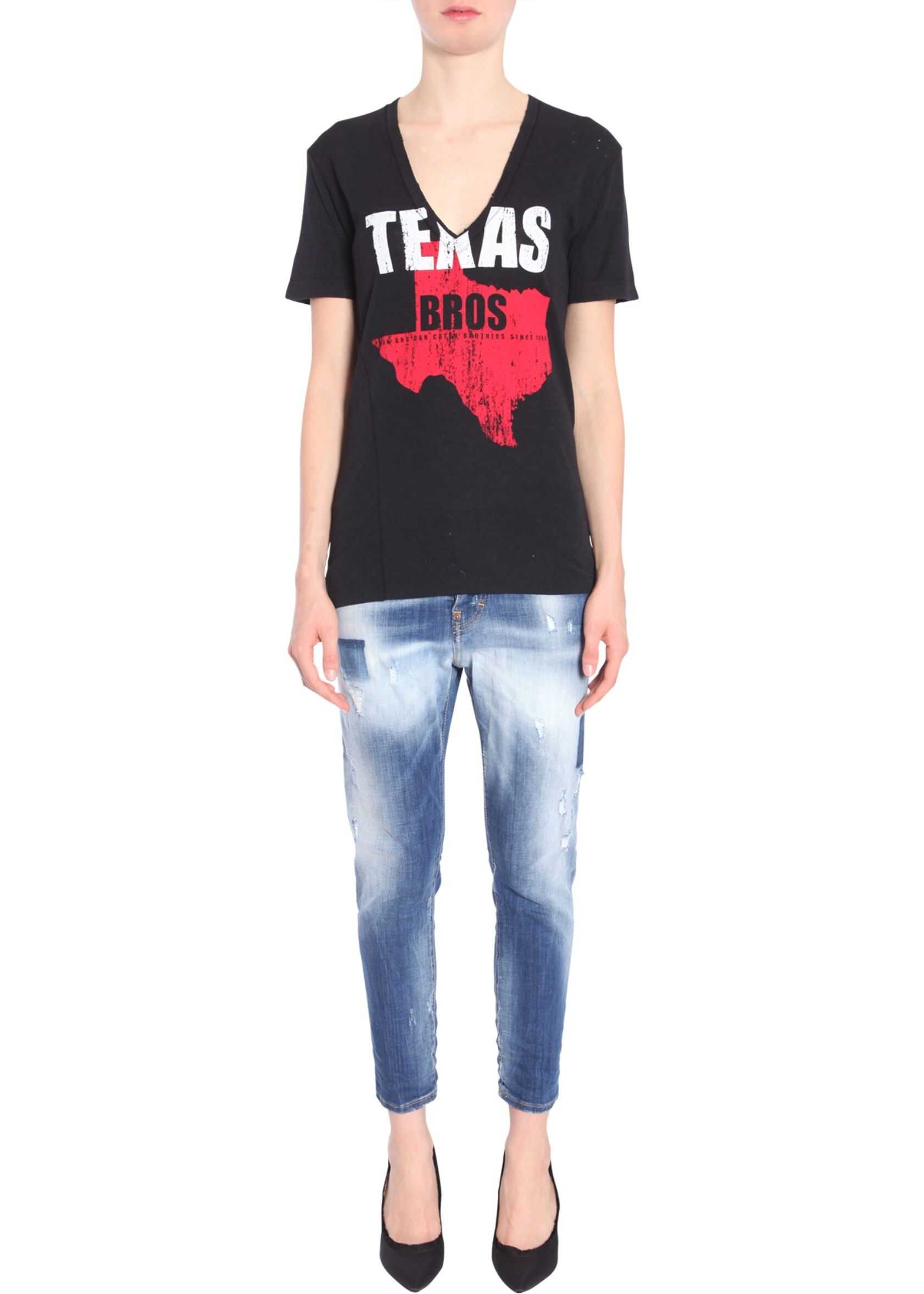 V Collar T-Shirt