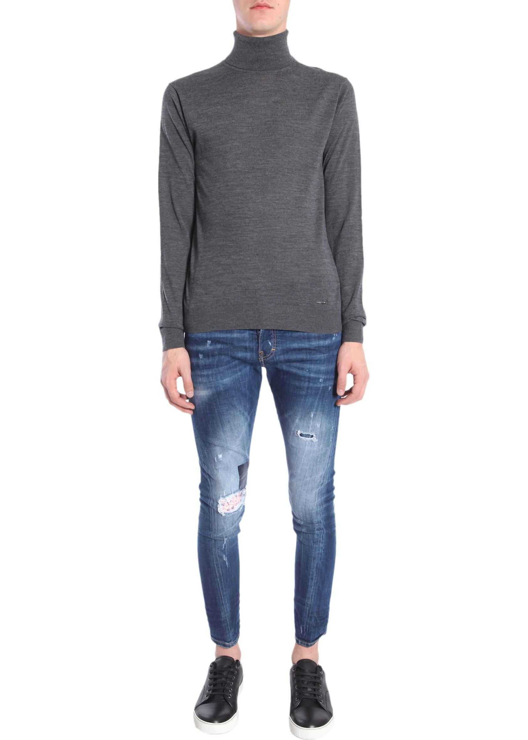 DSQUARED2 Turtleneck Sweater GREY