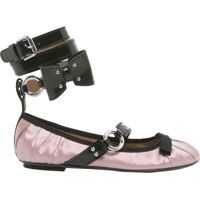 Mocasini Ballerina With Painted Lace Femei