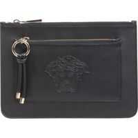 Genti Plic Leather Clutch Femei