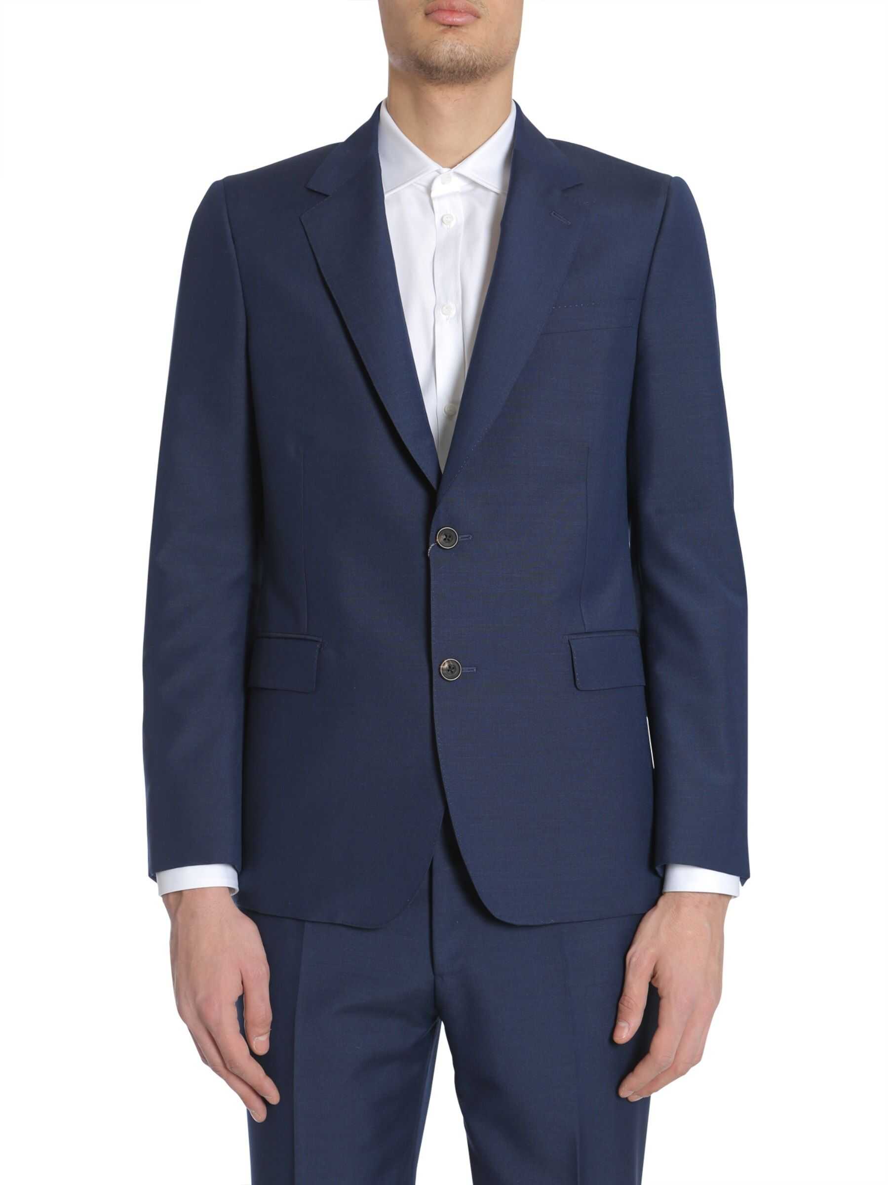 Alexander McQueen Tailored Jacket 487350_QKU144250 BLUE