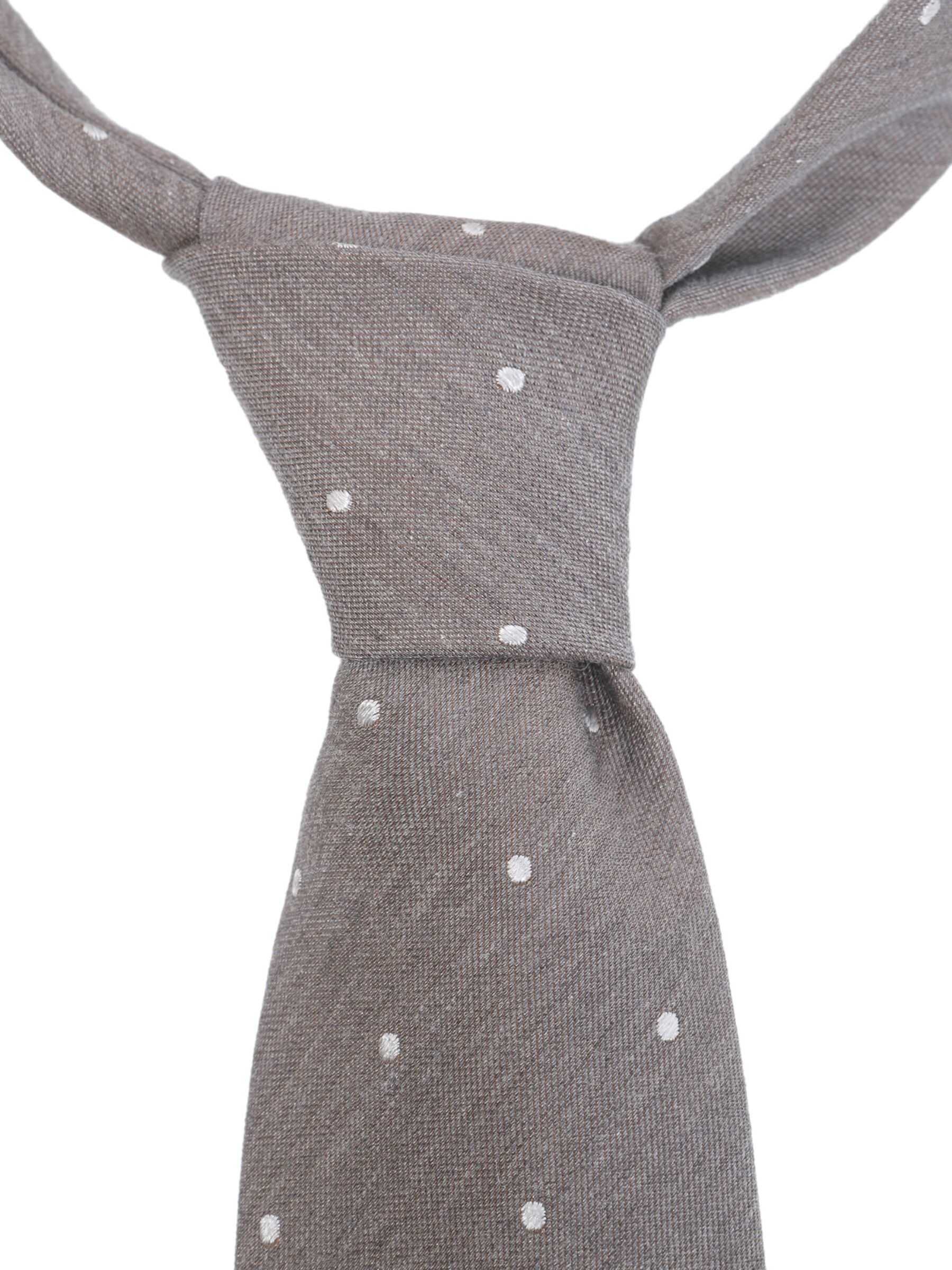 Tom Ford Dot Printed Tie GREY