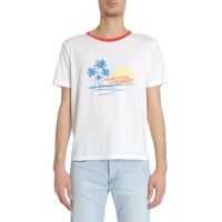Tricouri Waiting For Sunset Print T-Shirt Barbati