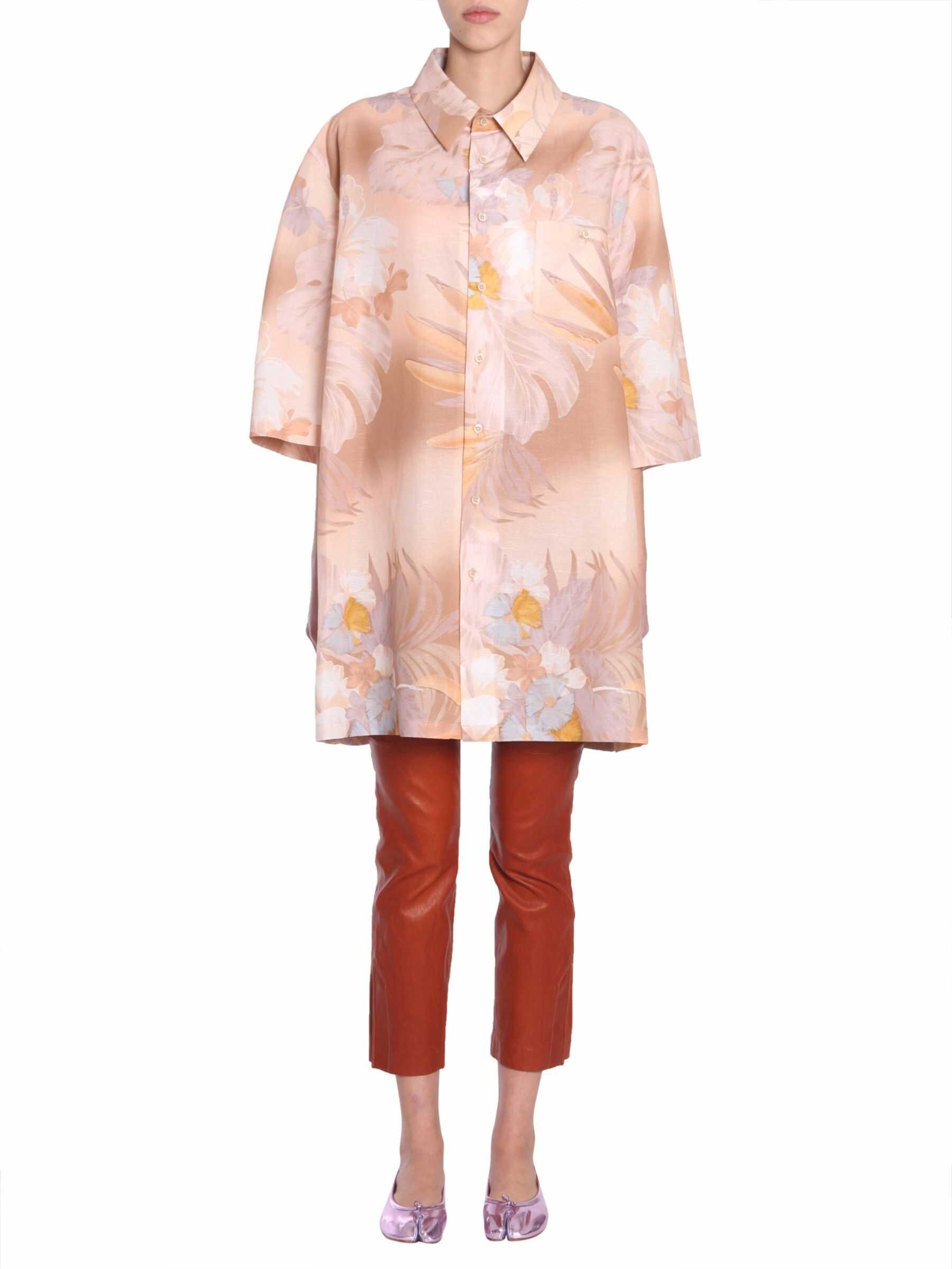 Maison Margiela Oversize Shirt Dress MULTICOLOUR