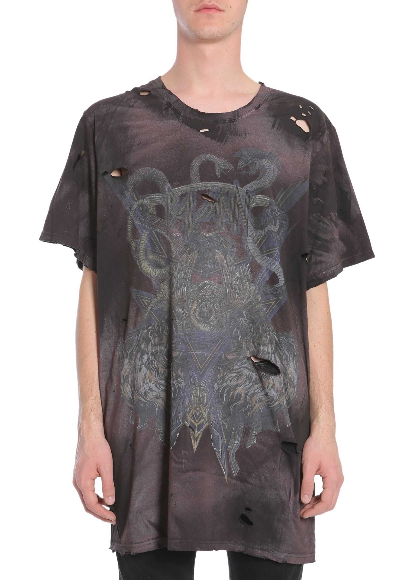 Balmain Oversize Fit T-Shirt BLACK