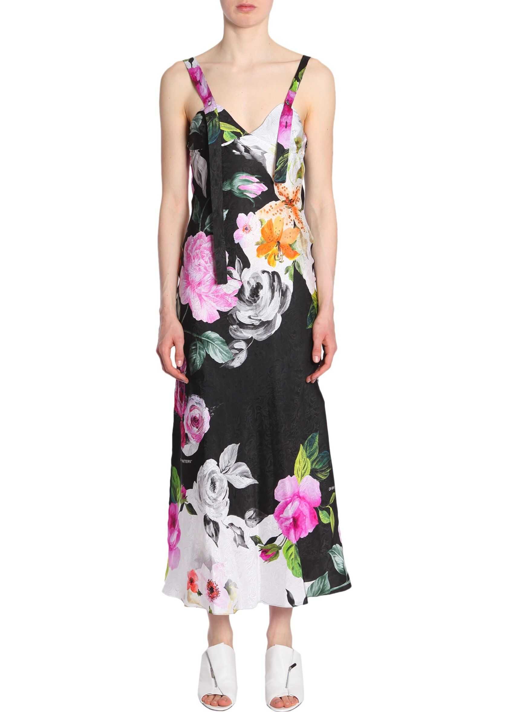 Off-White Silk Dress MULTICOLOUR