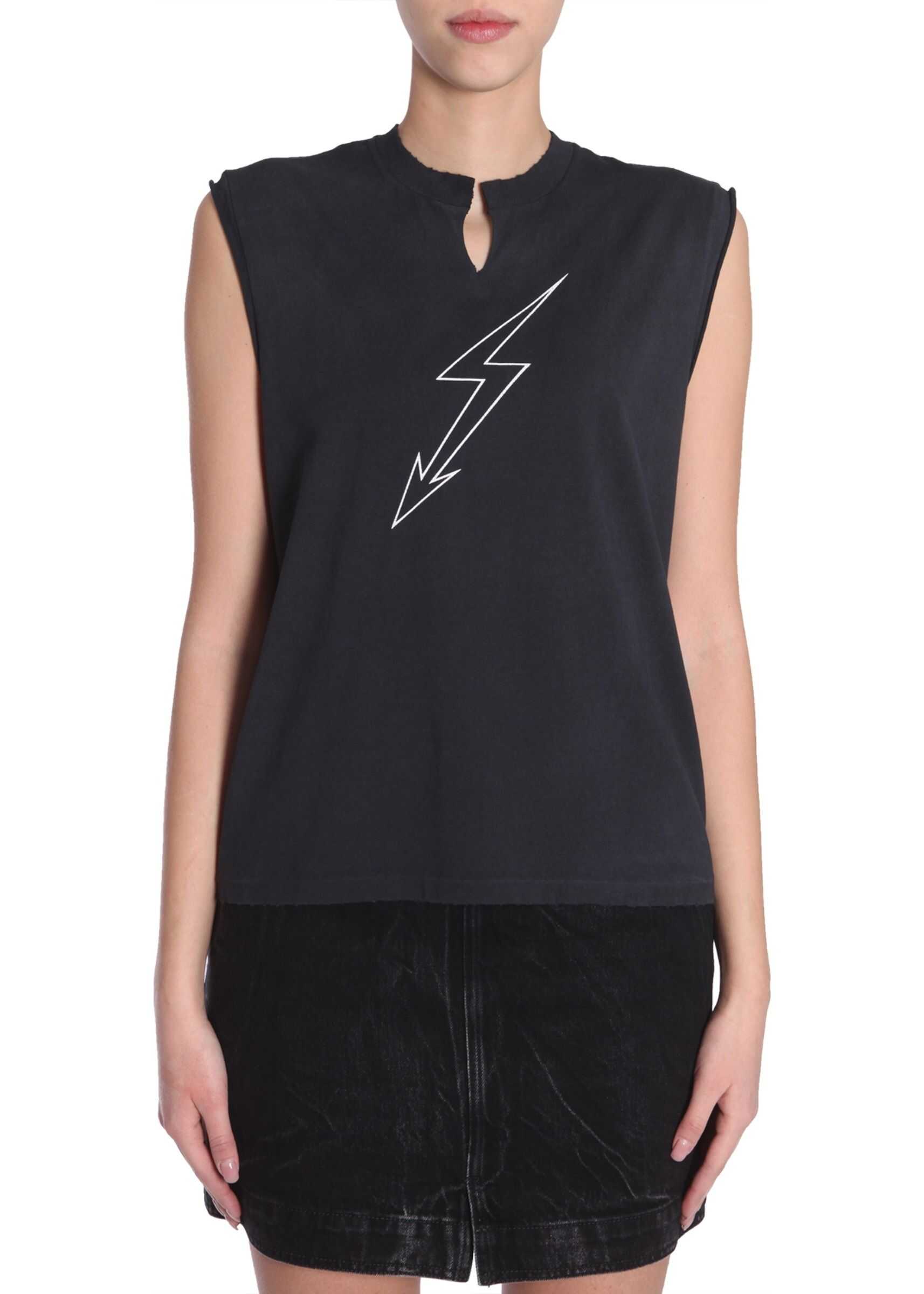 Givenchy Sleeveless T-Shirt BLACK