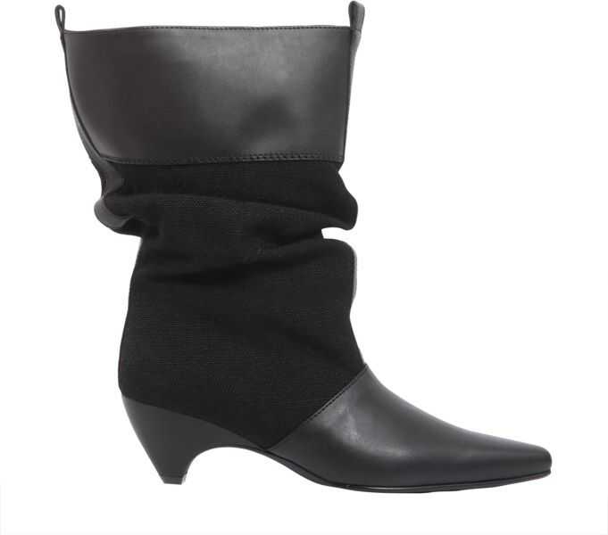 Cizme Scurte Adidas By Stella Mccartney Slouchy Boots Black Femei