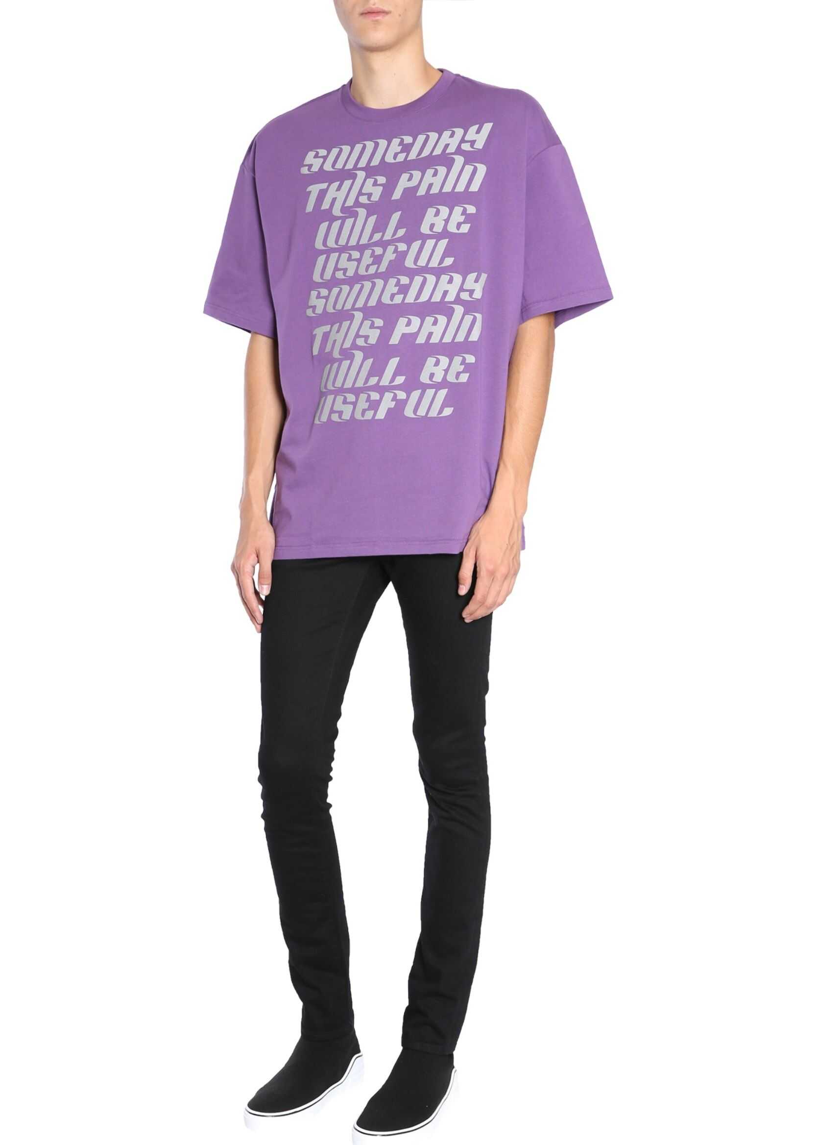 Lanvin Oversize Fit T-Shirt PURPLE