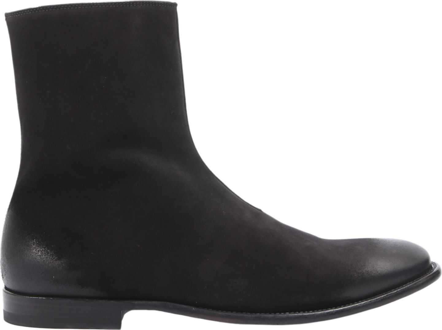 Alexander McQueen Leather Boots BLACK