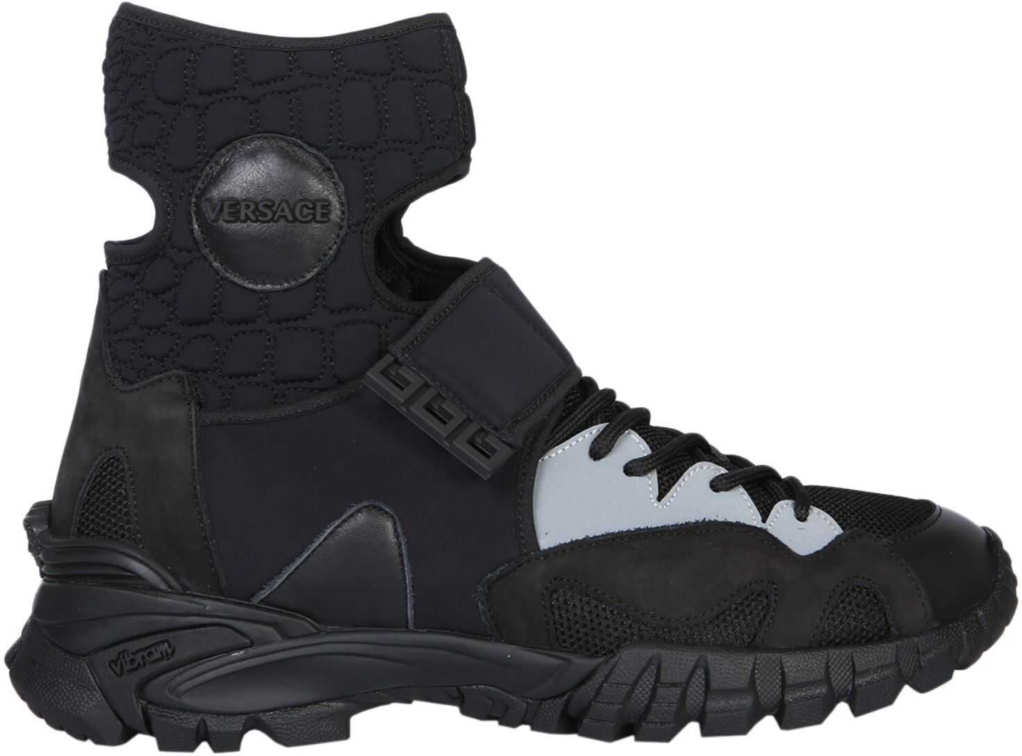 Versace Zeus Sneakers With Vibram Sole BLACK
