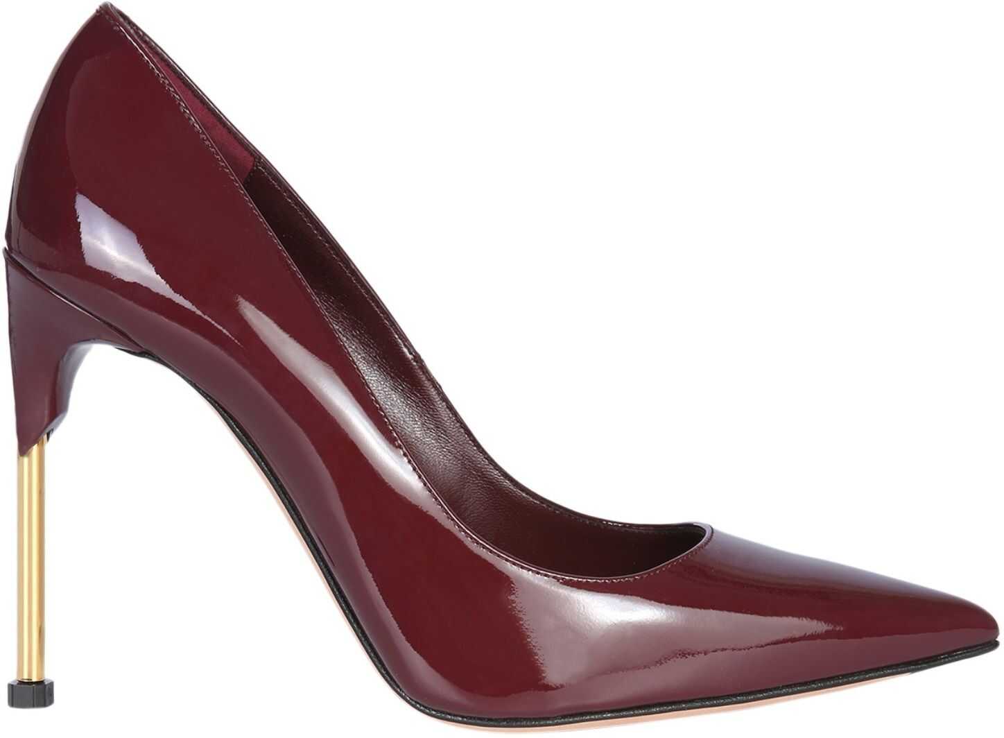 Pantof Alexander McQueen Pump With Metal Heel BORDEAUX
