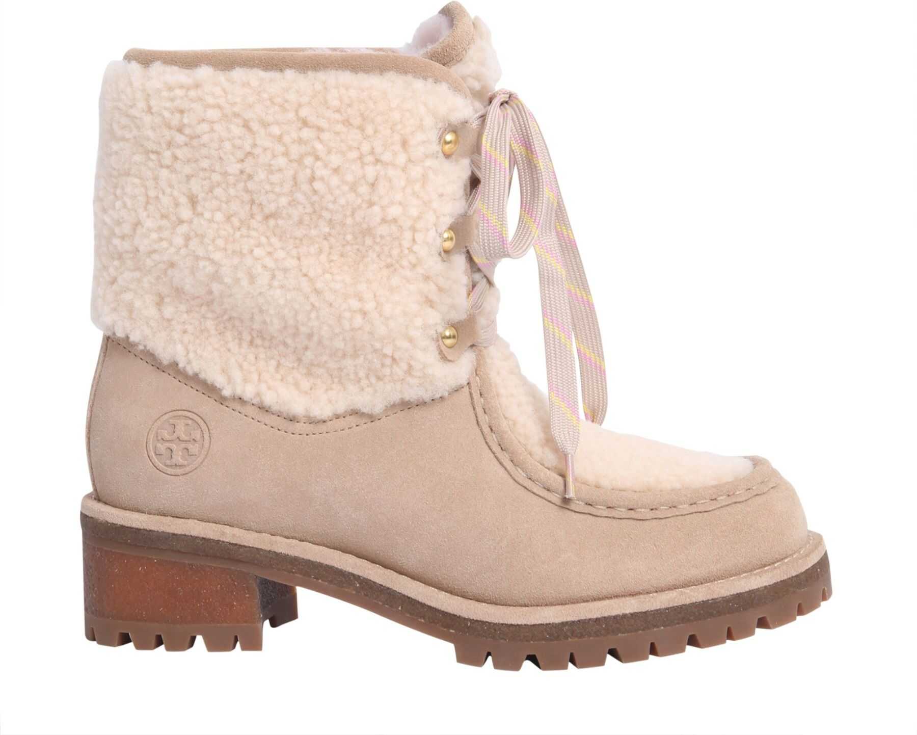 Cizma Tory Burch Meadow Boots NUDE