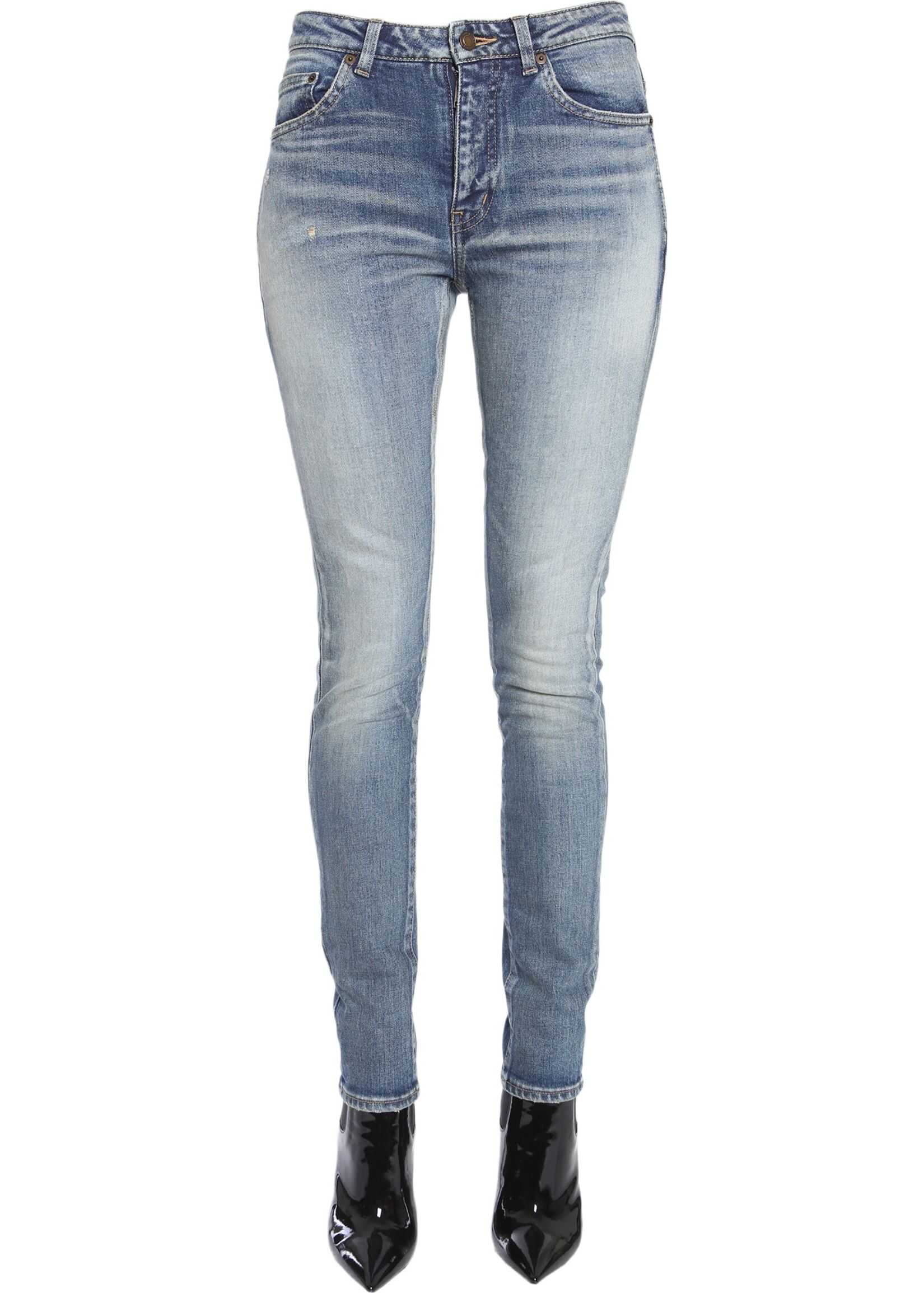 Saint Laurent Skinny Fit Jeans BLUE