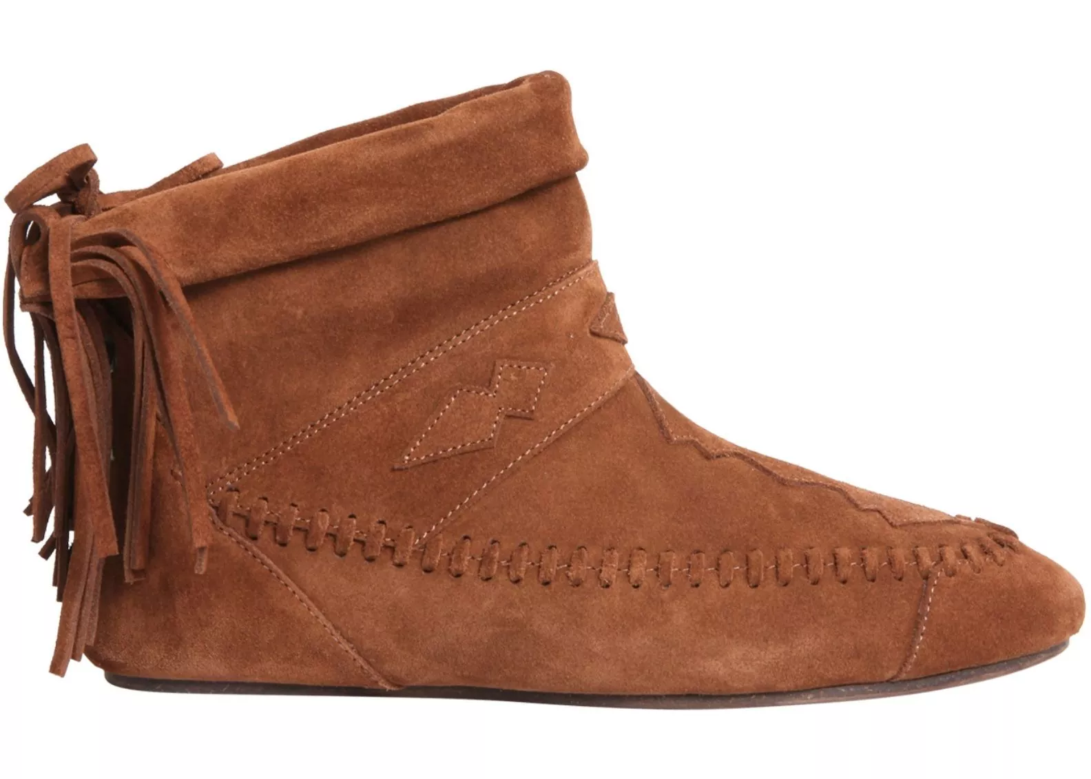 Cizma Saint Laurent Nino Fringed Boots BROWN