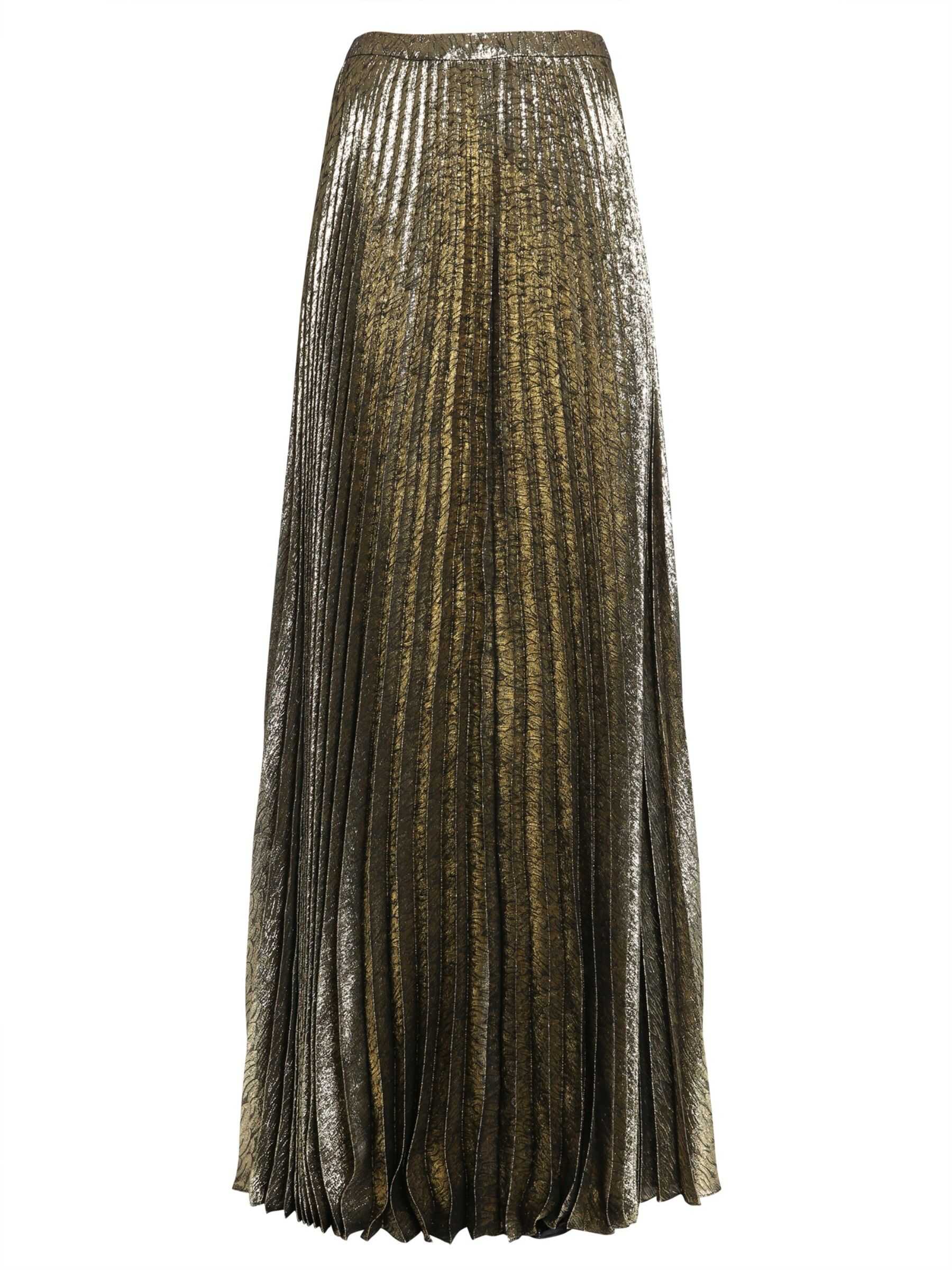 Saint Laurent Long Skirt GOLD