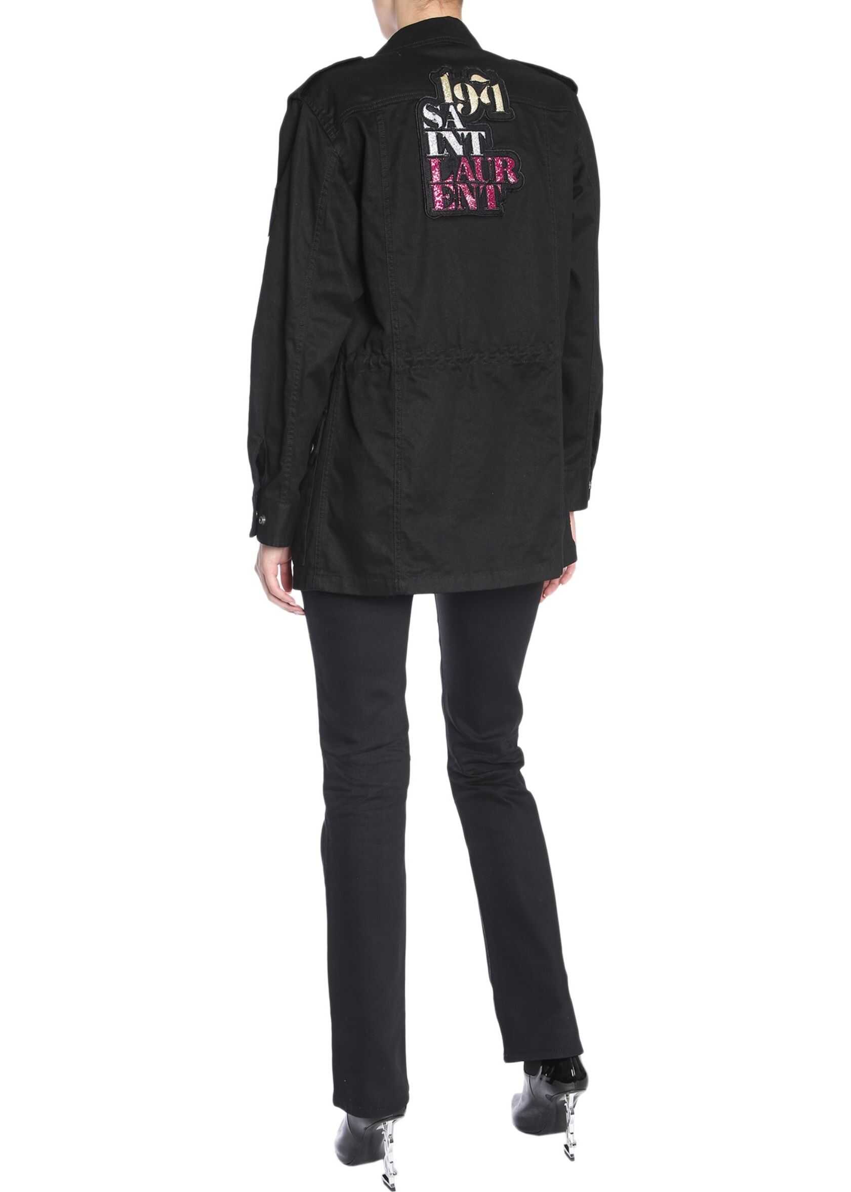 Saint Laurent Military Parka BLACK
