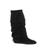 Cizme scurte Fringed Boots Femei