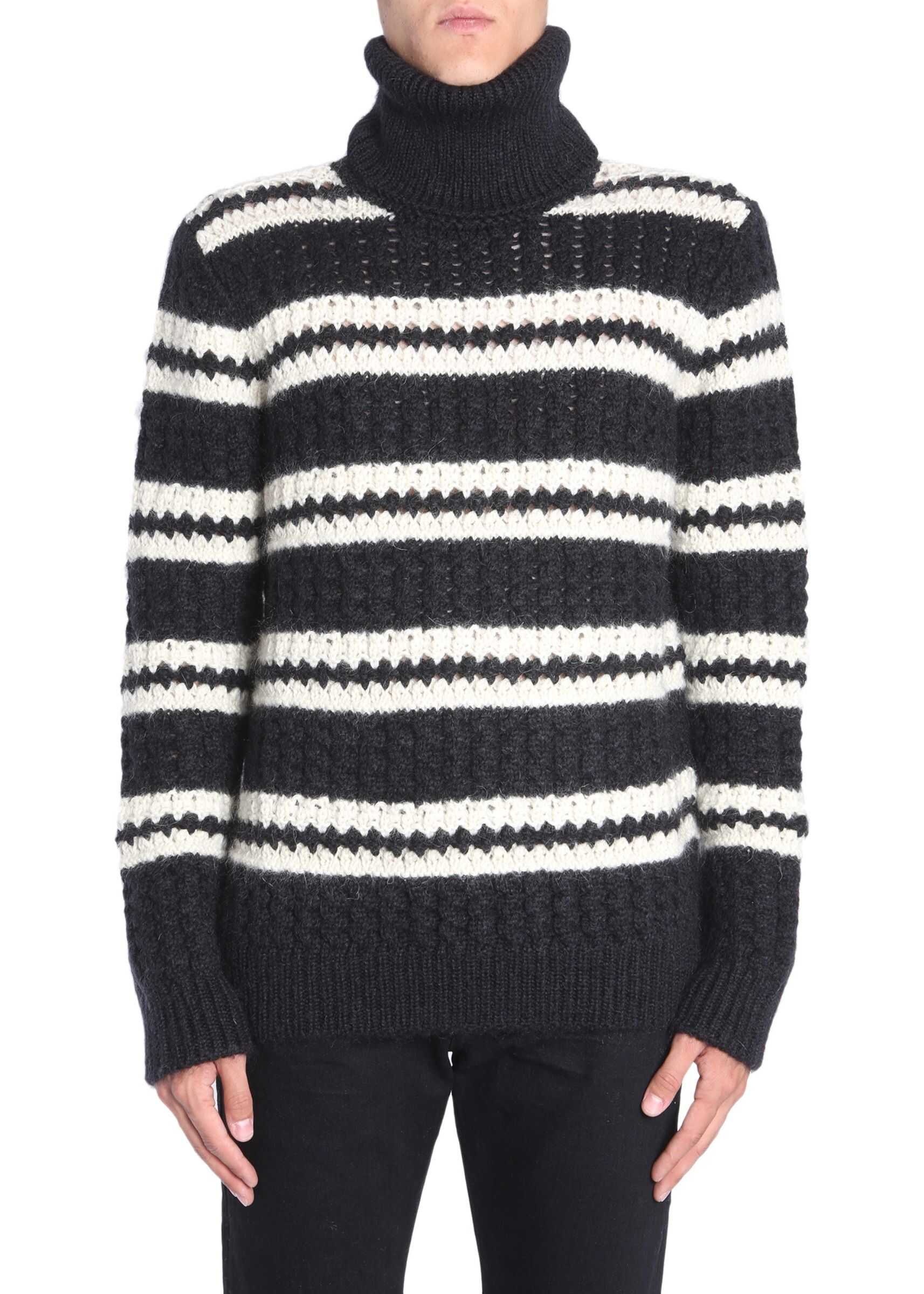 Saint Laurent Turtleneck Sweater BLACK