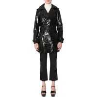 Trenciuri Leather Trench Coat Femei