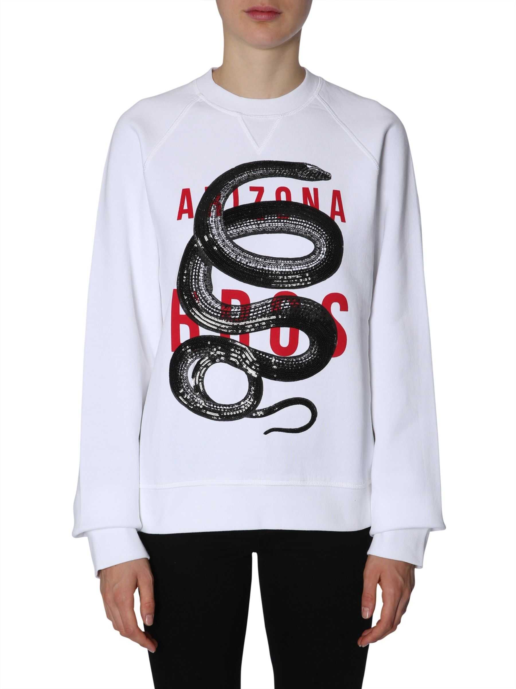 Bluza DSQUARED2 Cool Fit Sweasthirt WHITE