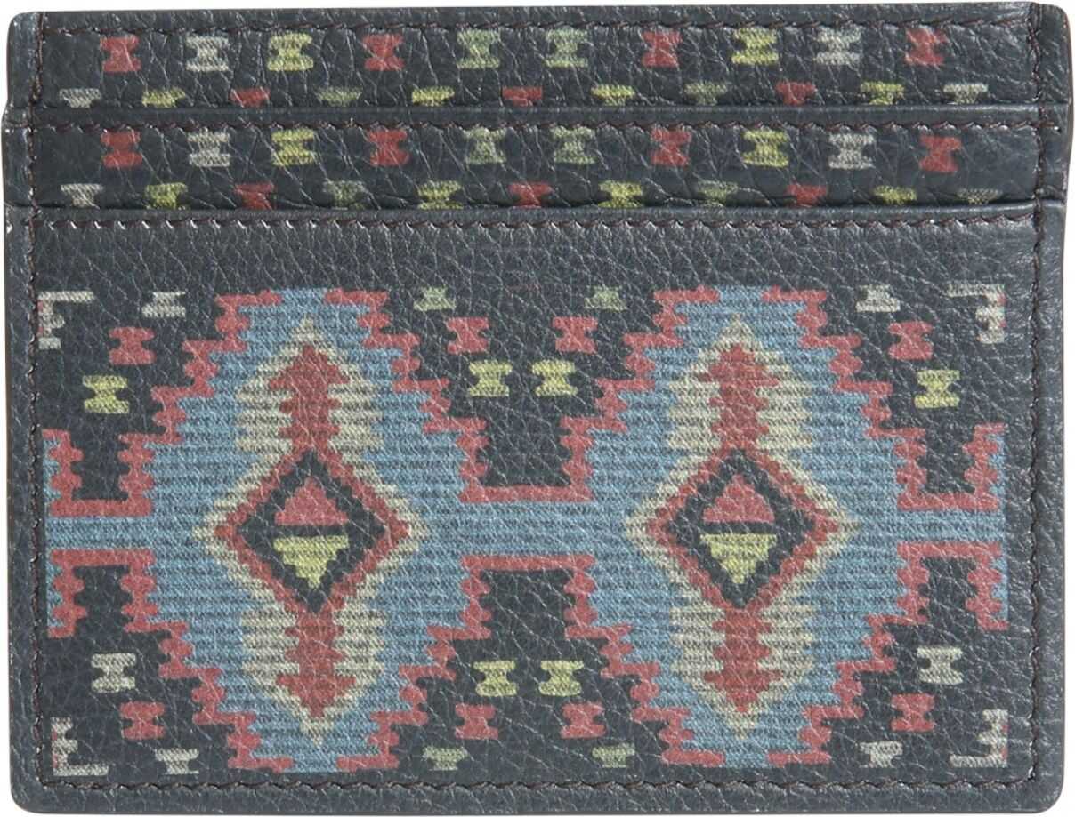 ETRO Leather Card Holder MULTICOLOUR