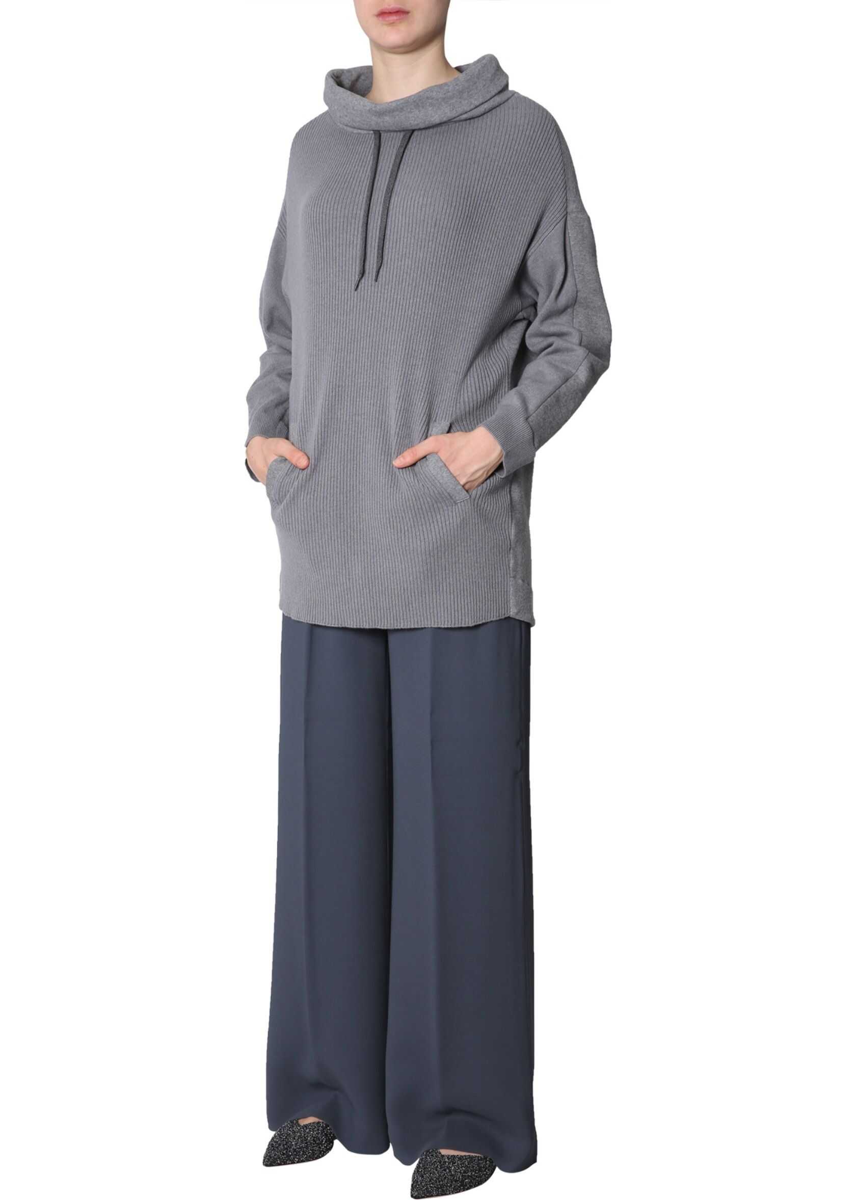 Bluza Fabiana Filippi Oversize Fit Sweater GREY