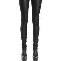 Colanti Stretch Leather Leggings Femei
