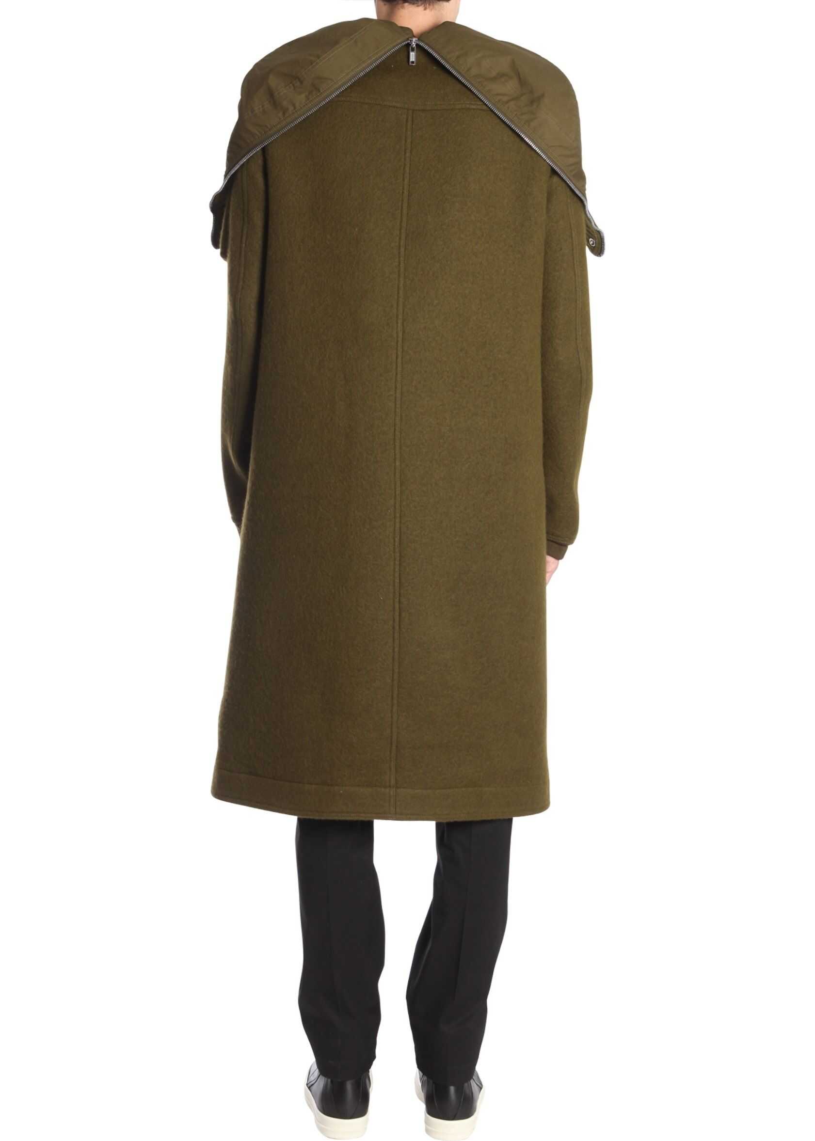 Rick Owens Mega Hood Parka GREEN